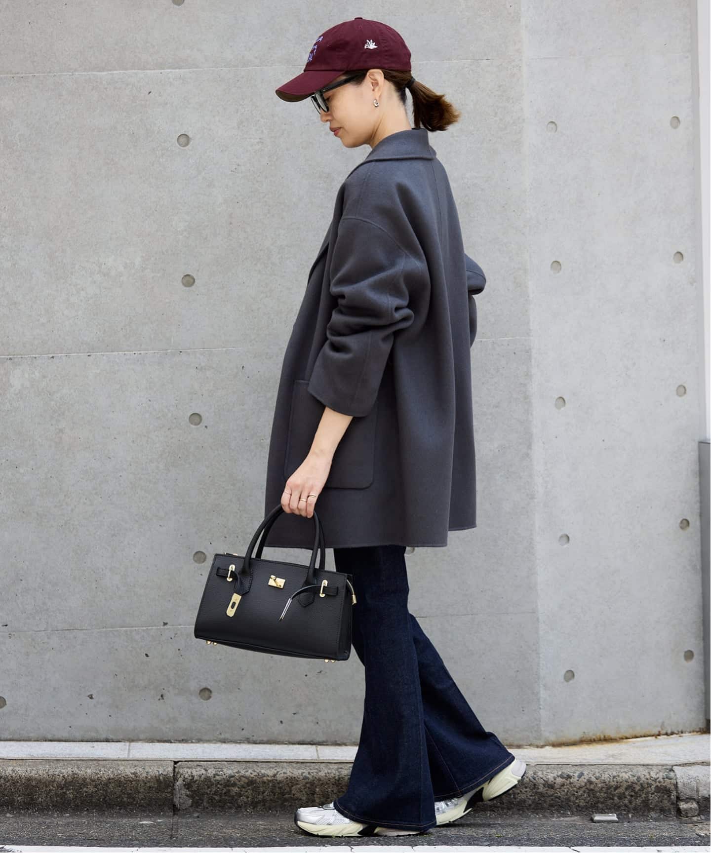 スローブイエナ⭐︎SUPER140ダブルフェイスベルテッドコート WEB限定/追加予約》SUPER140 ダブルフェイスベルテッドコート