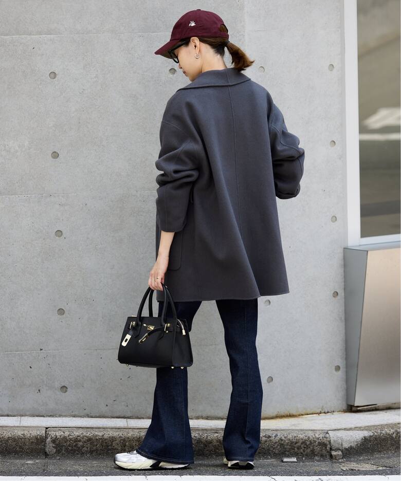 WEB限定/追加》SUPER140 ダブルフェイスベルテッドコート（その他  