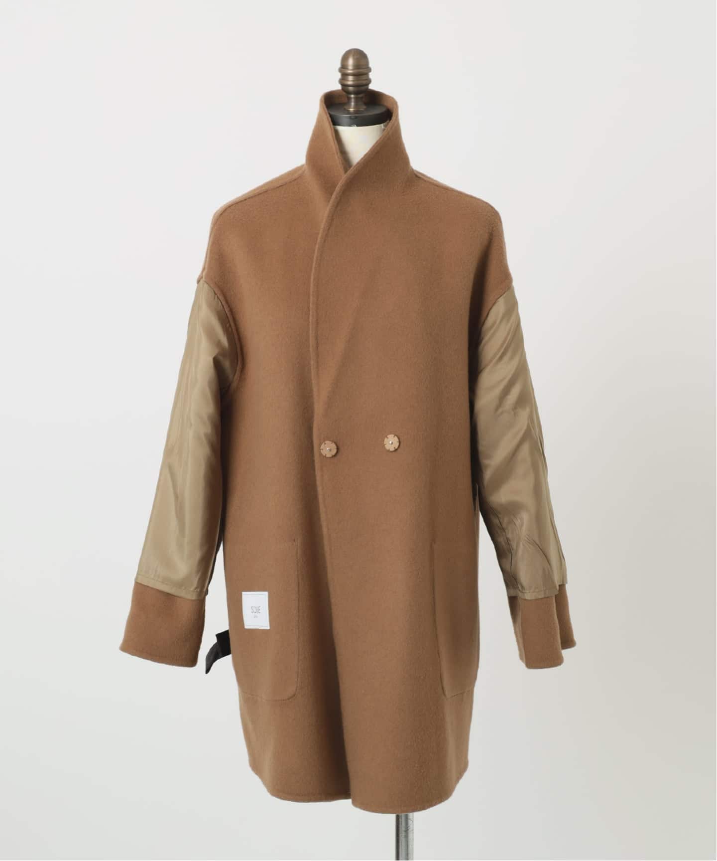 WEB限定/追加予約》SUPER140 ダブルフェイスベルテッドコート