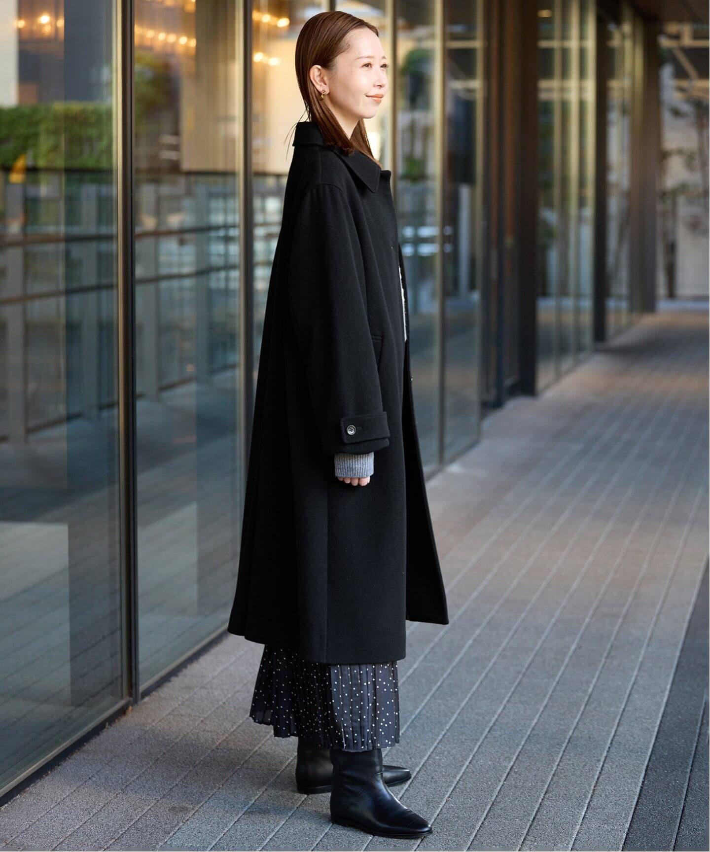 Super100s ステンカラーコート（ステンカラーコート）｜SLOBE IENA