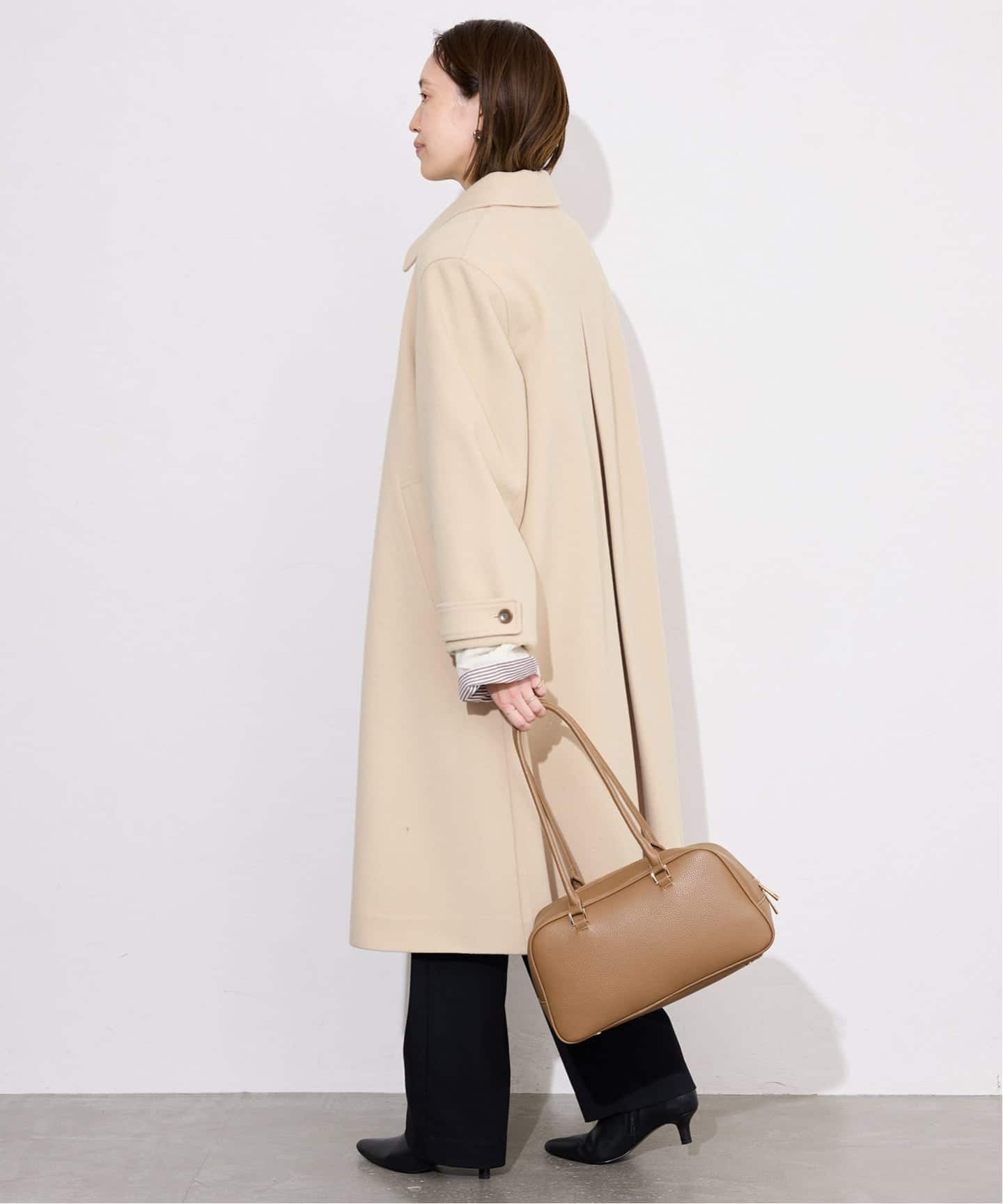 Super100s ステンカラーコート（ステンカラーコート）｜SLOBE IENA