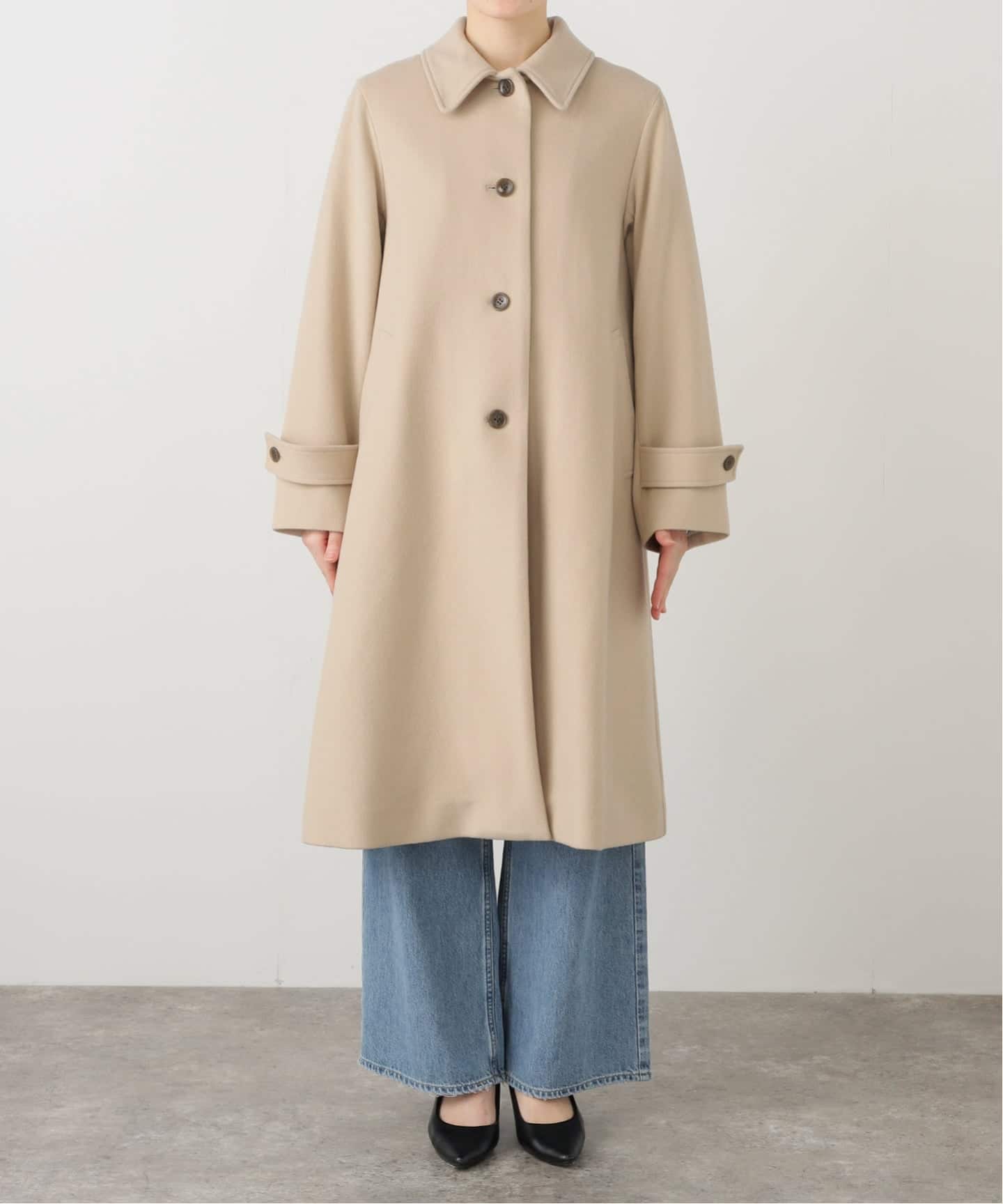 Super100s ステンカラーコート（ステンカラーコート）｜SLOBE IENA