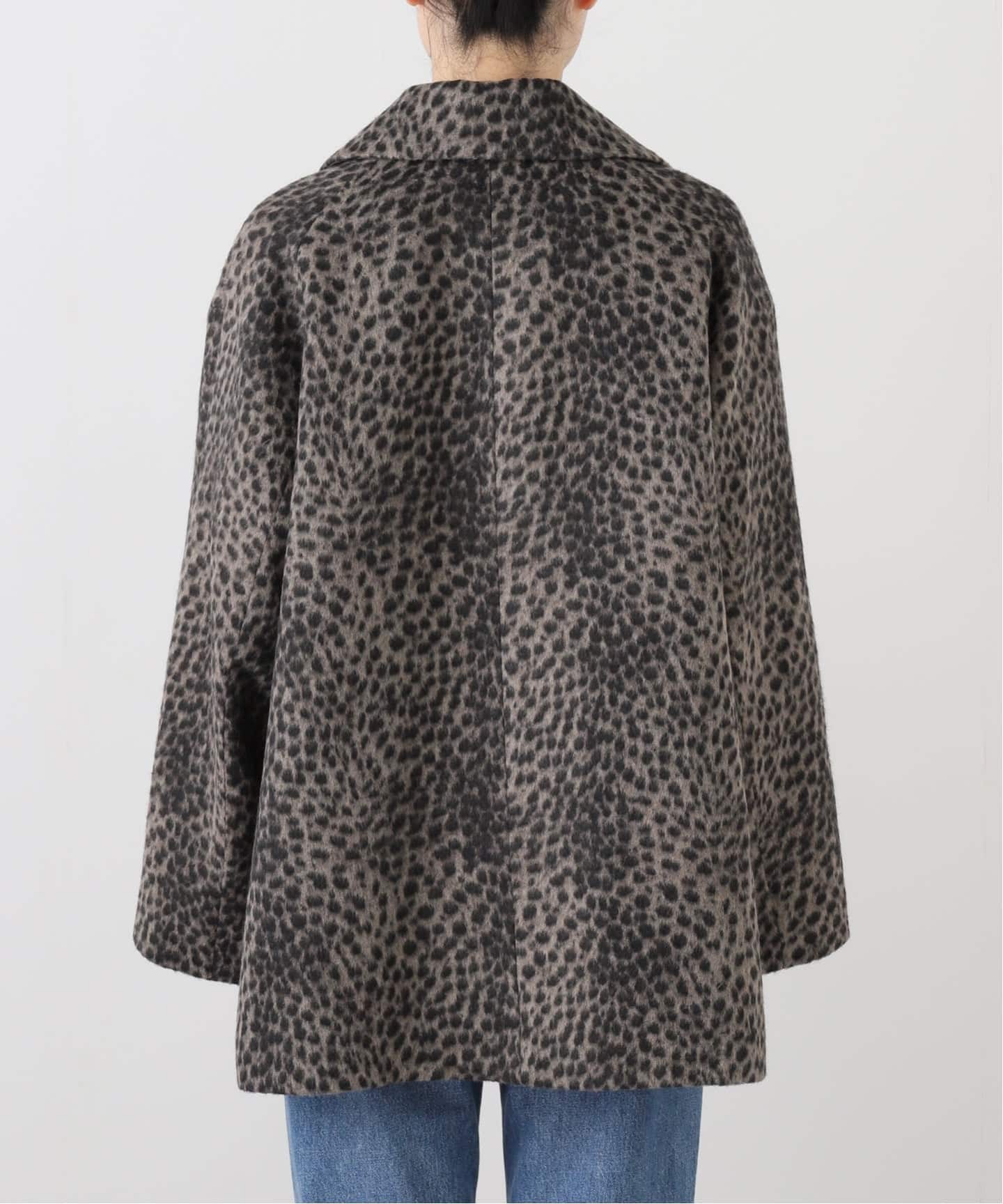 スローブイエナ　レオパードコート　豹柄　キルティング　ジャガード レオパードコート（その他ブルゾン／アウター）｜SLOBE IENA（スローブ