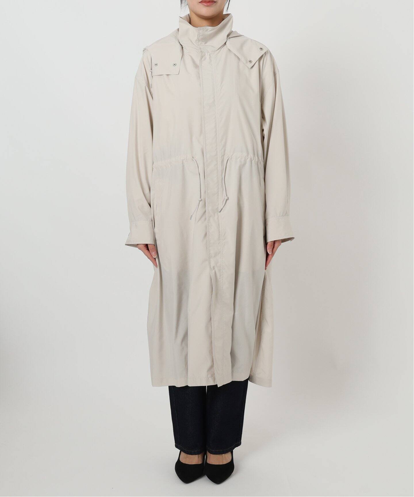 フェザータフタドロストフーディーコート（その他ブルゾン／アウター