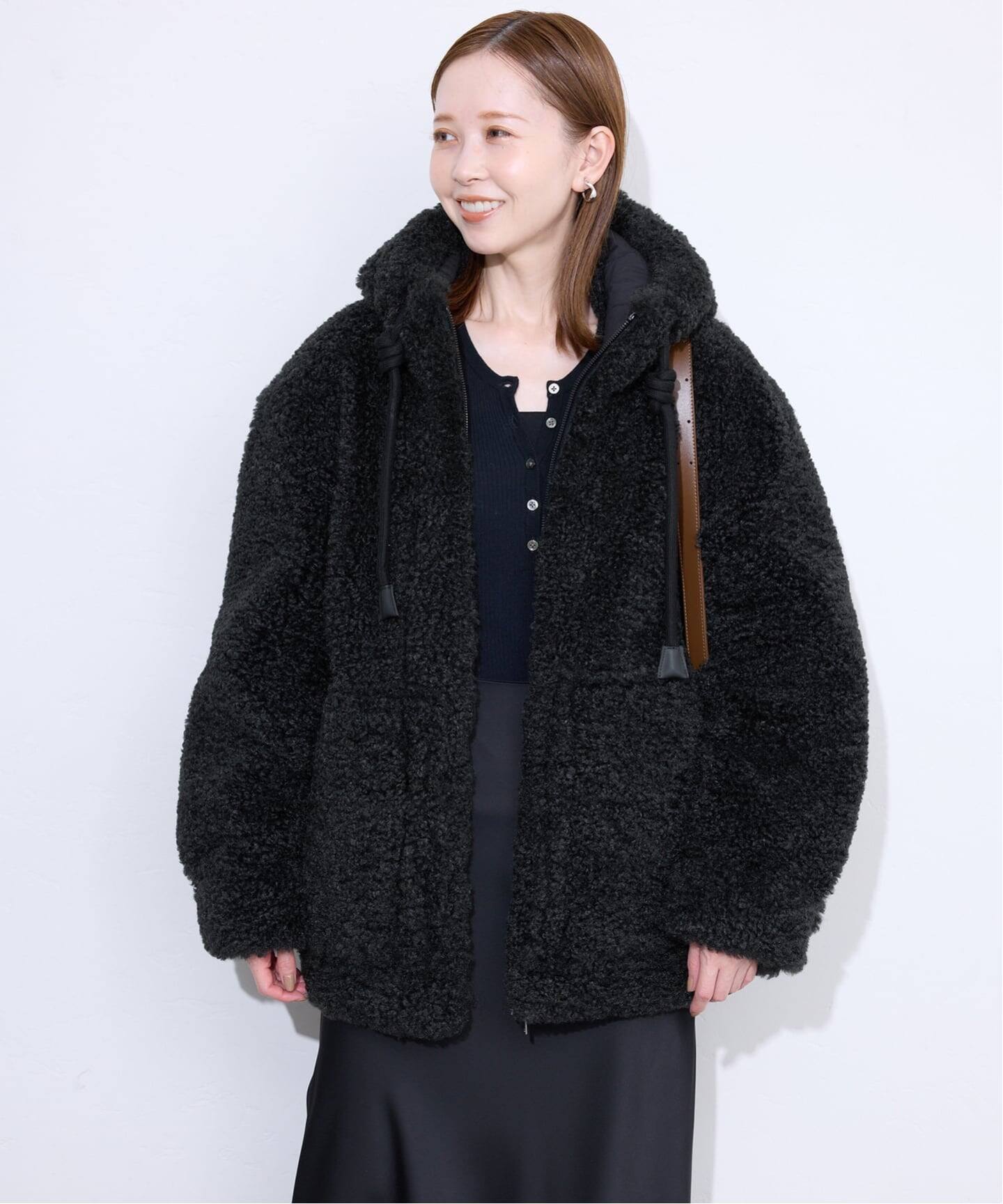 VEGAN CODE/ ヴィ―ガンコード SLOBE別注 ボアフードブルゾン BJ20242 