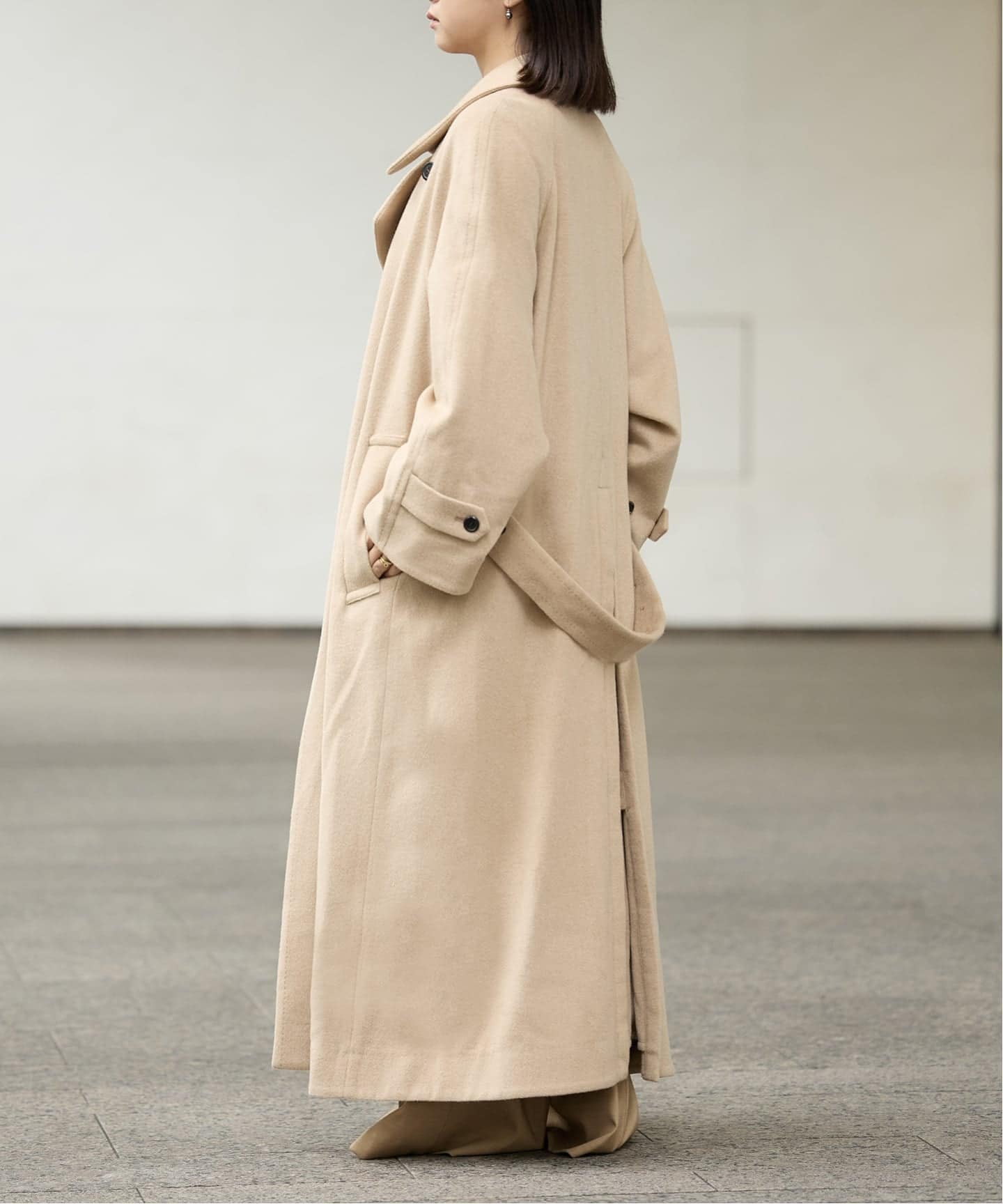 IENA LA BOUCLE キャメルシャギーコート（その他ブルゾン／アウター