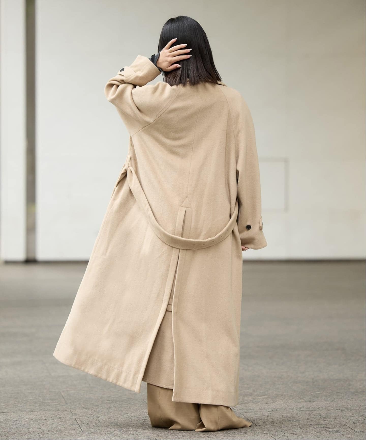 IENA LA BOUCLE キャメルシャギーコート（その他ブルゾン／アウター