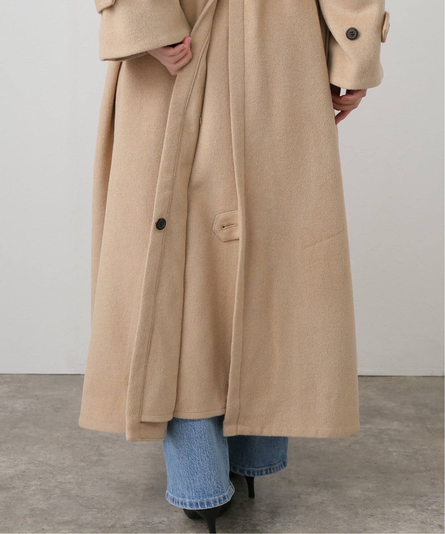 IENA LA BOUCLE キャメルシャギーコート（その他ブルゾン／アウター