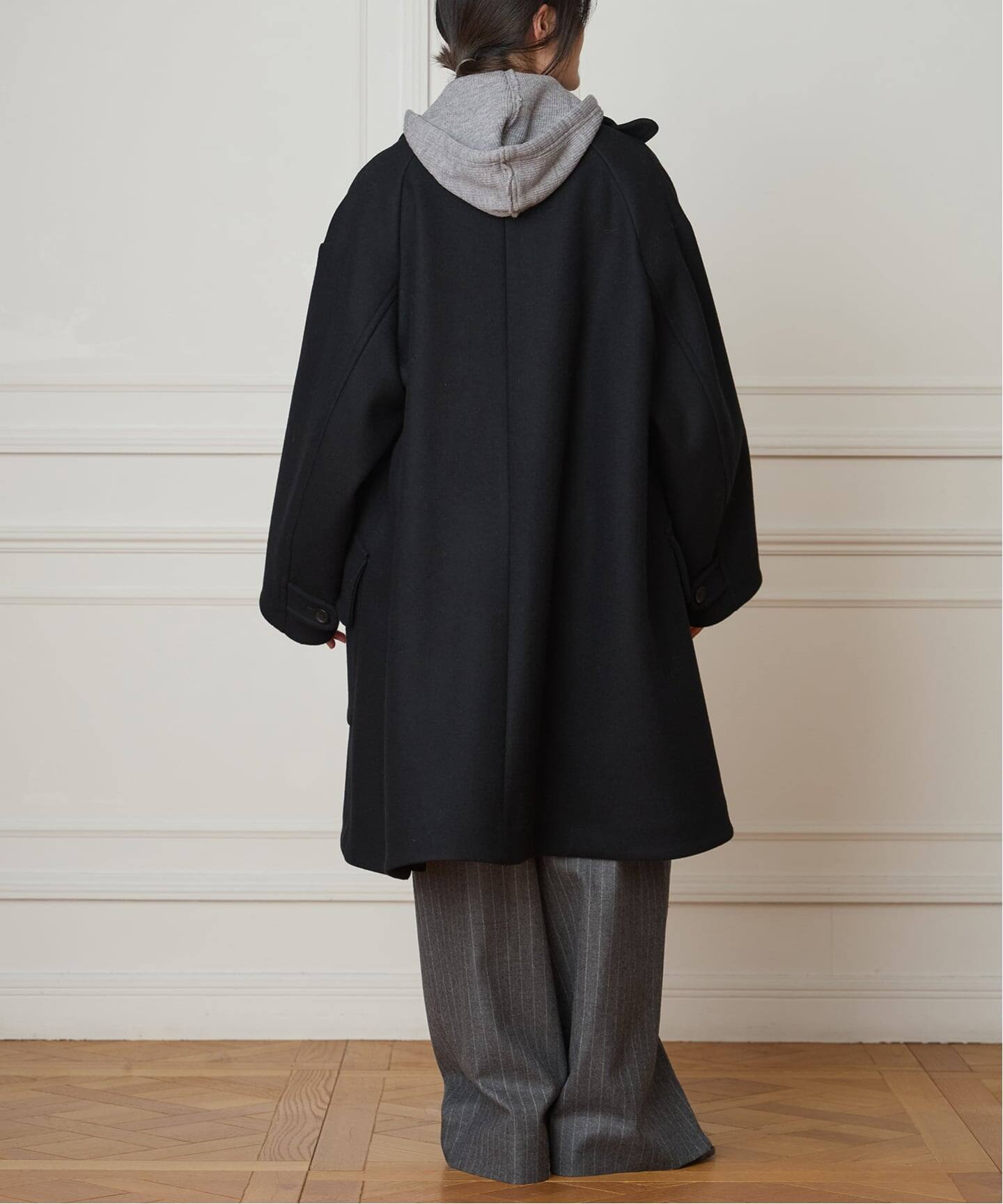 IENA LA BOUCLE ハードメルトンスタンドネックコート（その他ブルゾン