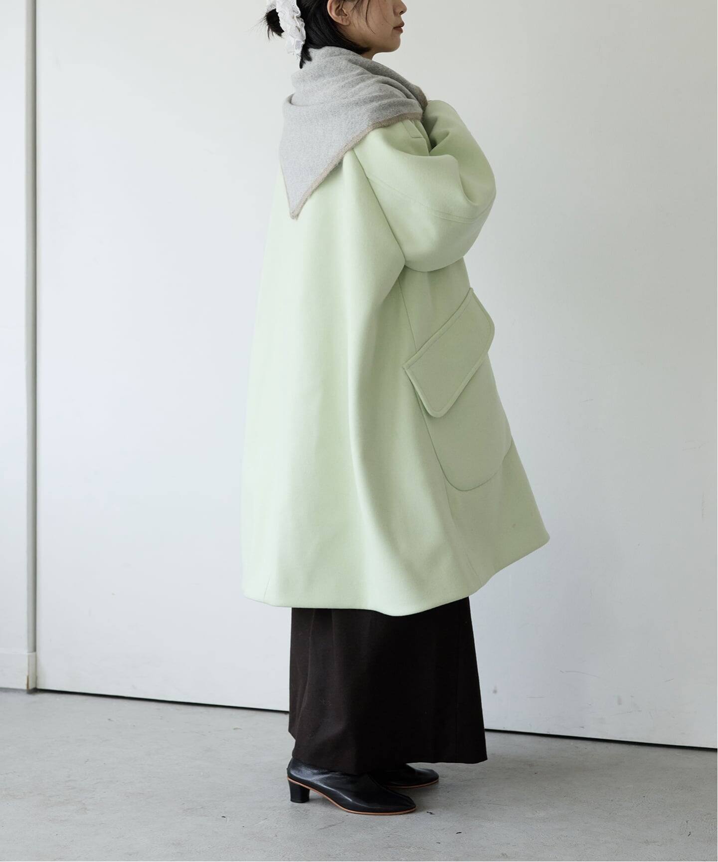 IENA LA BOUCLE ハードメルトンスタンドネックコート（その他ブルゾン