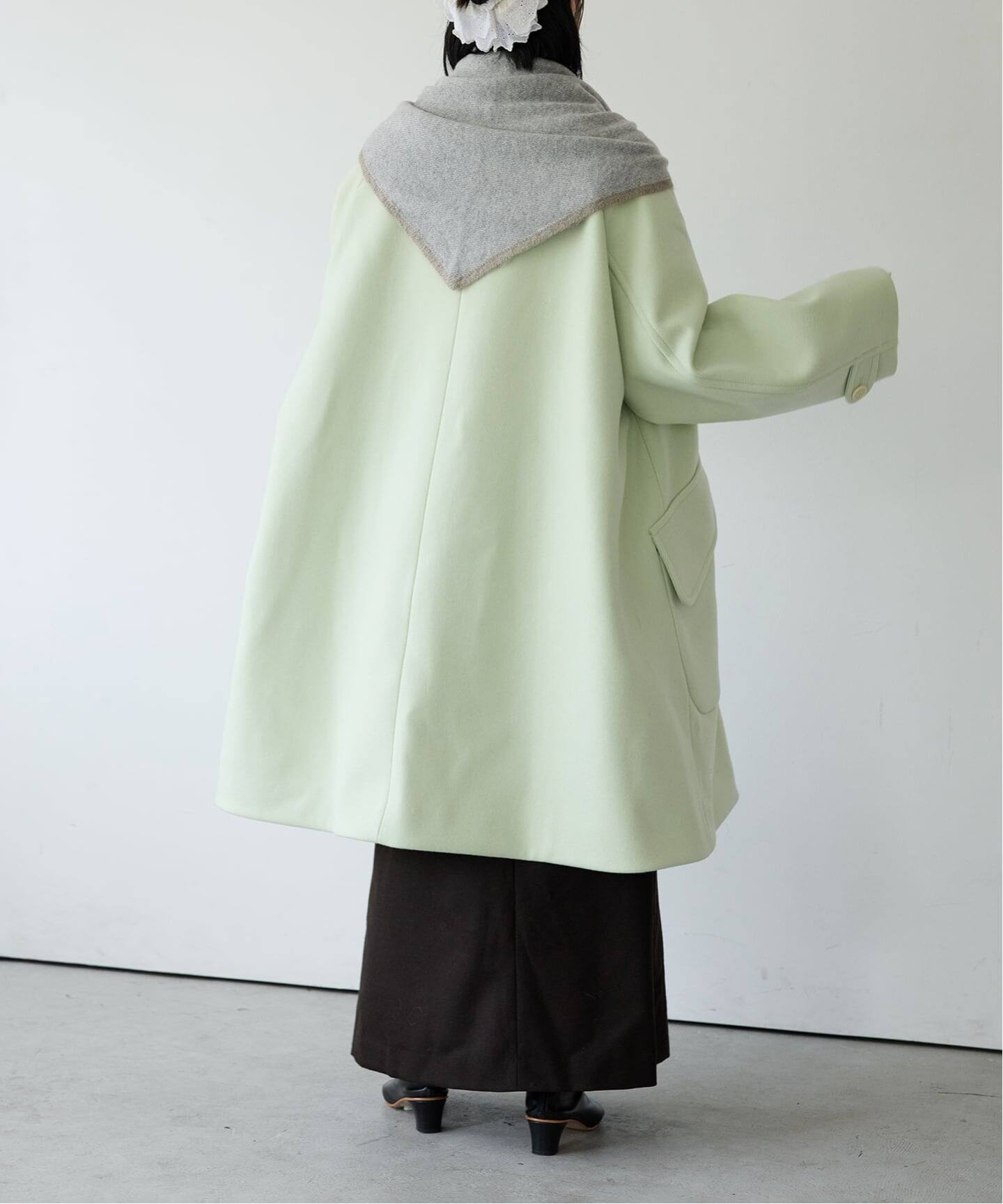 IENA LA BOUCLE ハードメルトンスタンドネックコート（その他ブルゾン 
