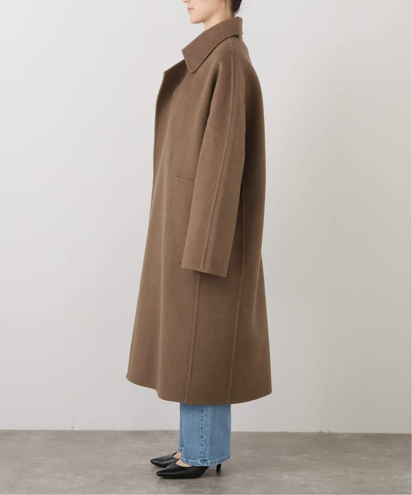 SEYA./セヤ DOUBLE FACE コート PE06054F12（ステンカラーコート