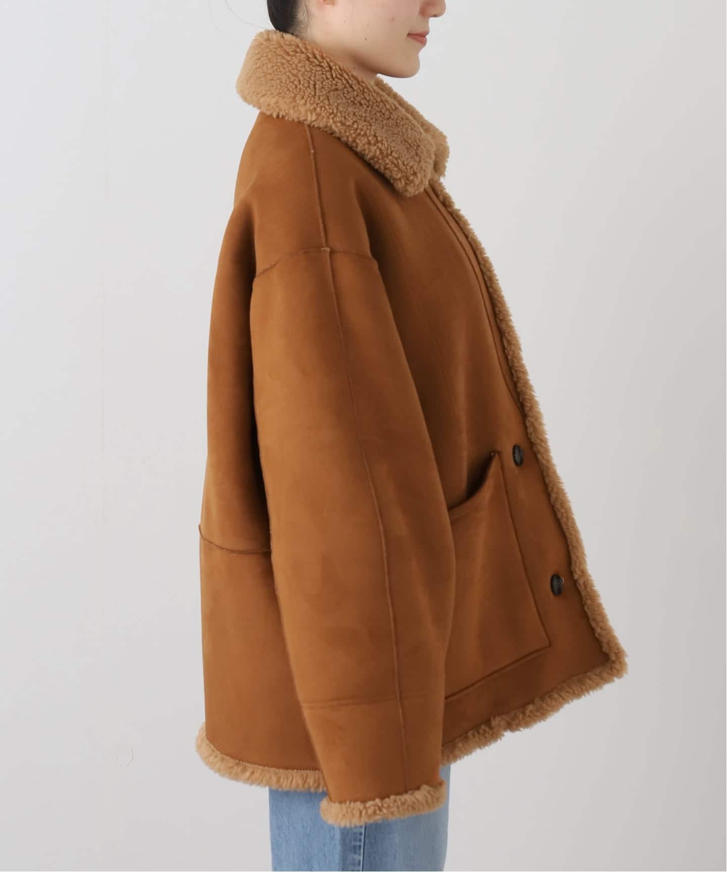 venit/ヴェニット リバーシブルボアジャケット（その他ブルゾン