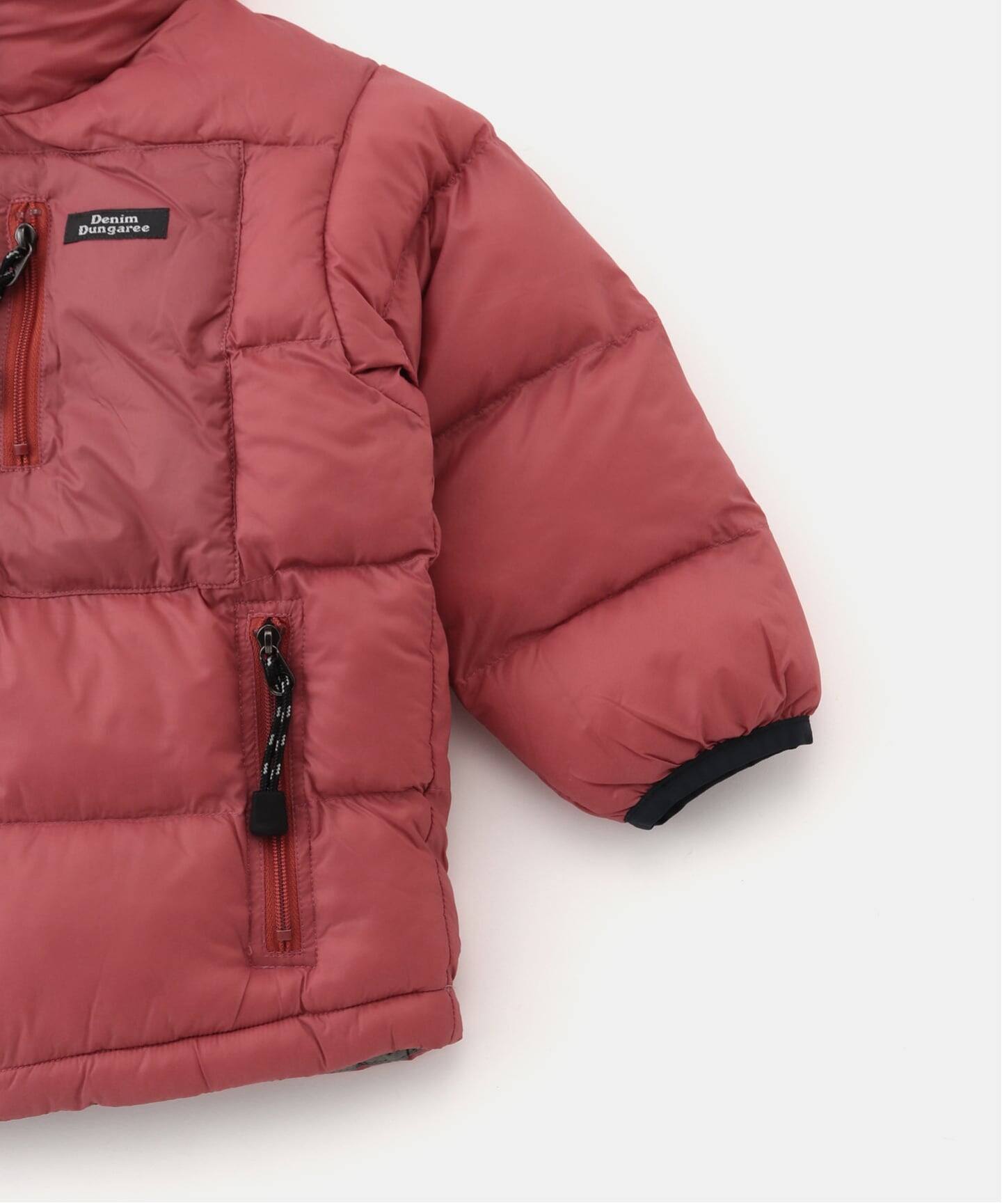 DENIM DUNGAREE/デニムダンガリー】リコンフィータフタ パーカー(100cm DENIM DUNGAREE/デニムダンガリー】リコンフィータフタ パーカー(100cm