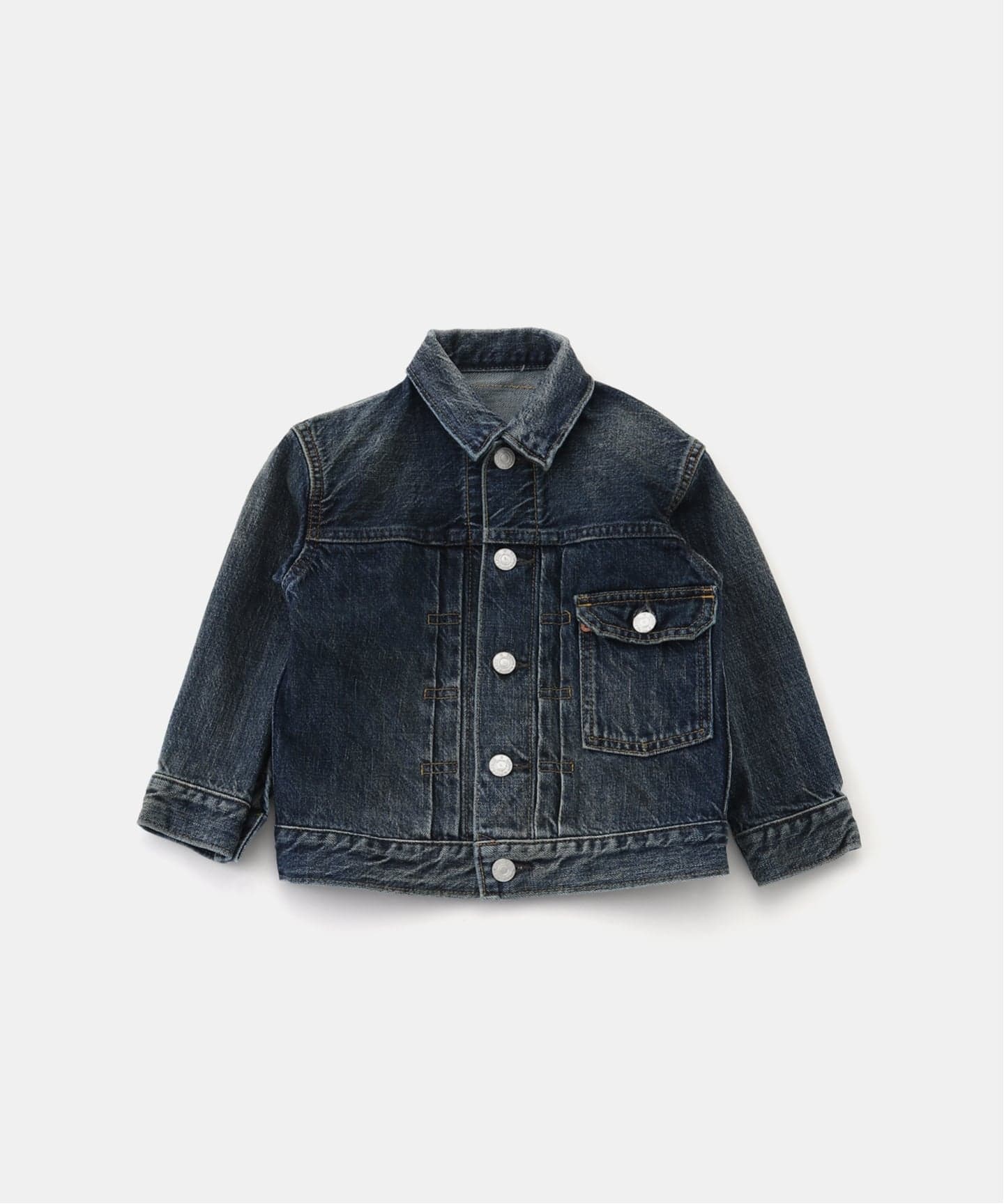 DENIM DUNGAREE/デニムダンガリー】エアリーデニム 刺繍ジャケット