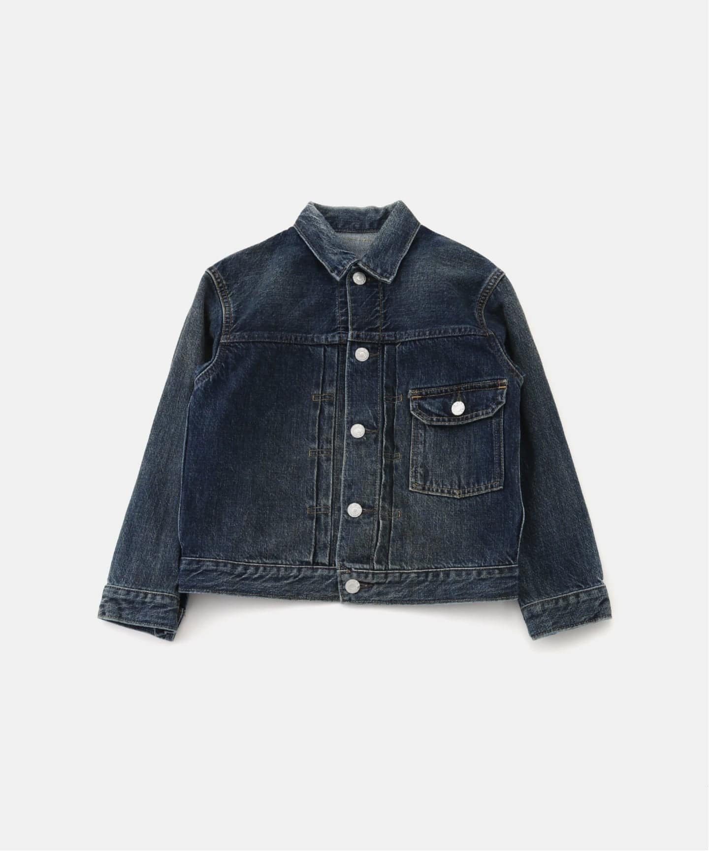 DENIM DUNGAREE/デニムダンガリー】エアリーデニム 刺繍ジャケット