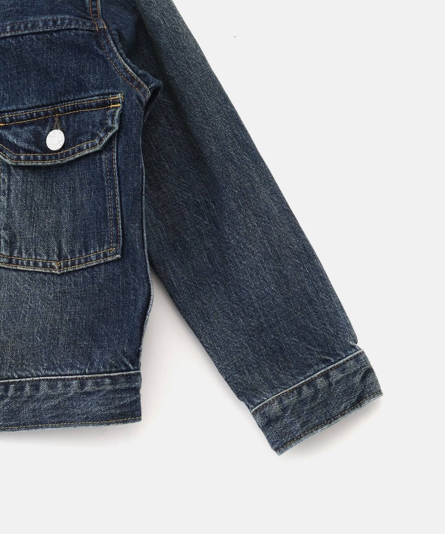 DENIM DUNGAREE/デニムダンガリー】エアリーデニム 刺繍ジャケット