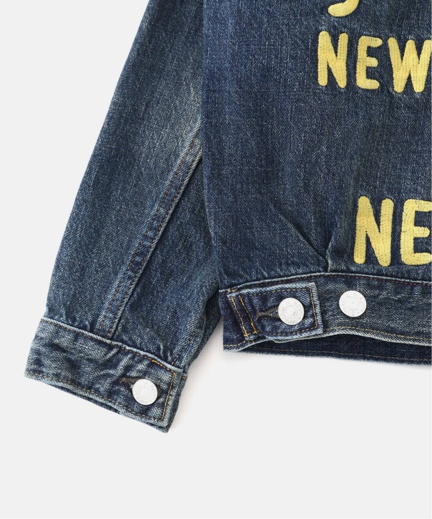 DENIM DUNGAREE/デニムダンガリー】エアリーデニム 刺繍ジャケット