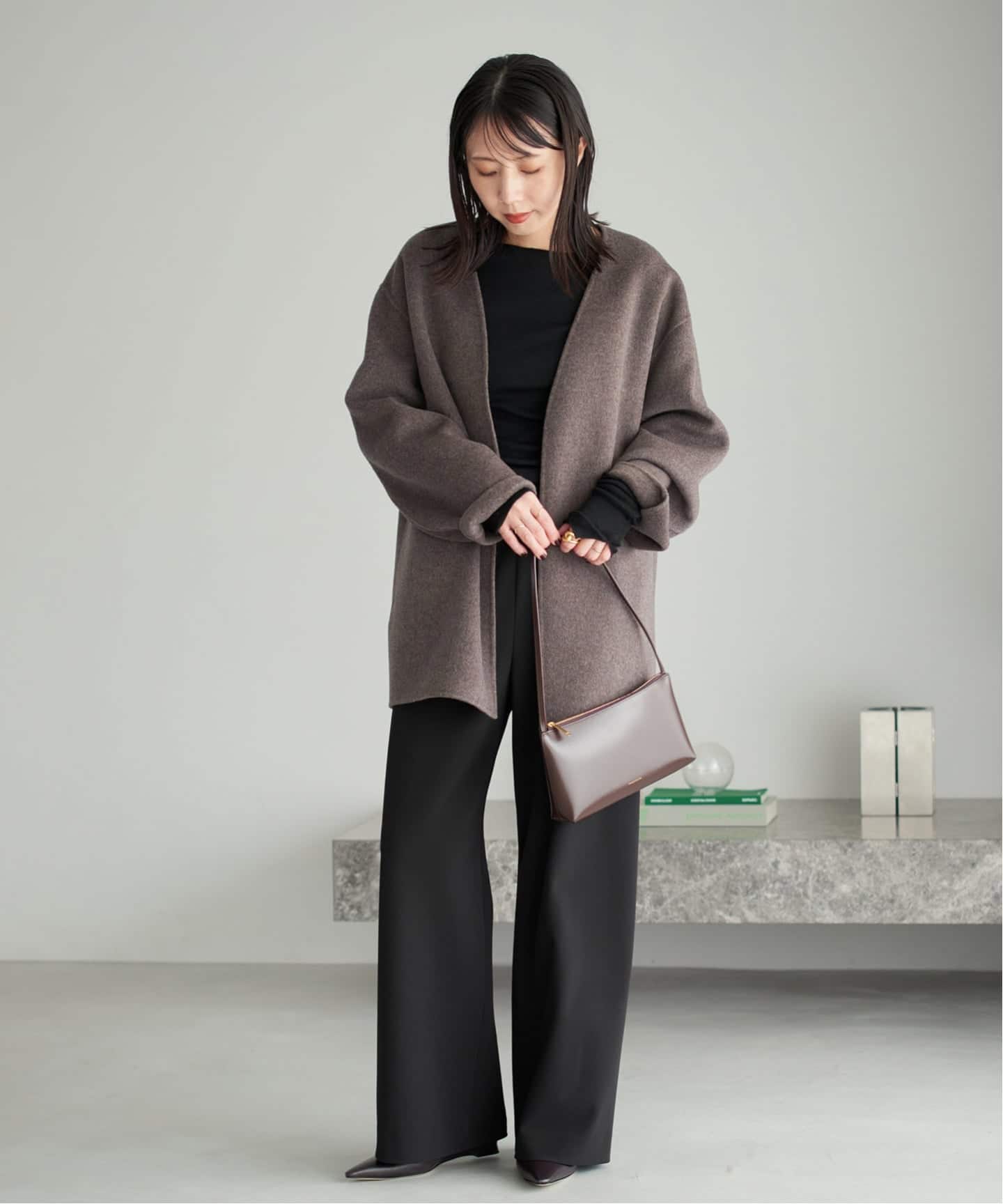 Plageハミルトン　ノーカラーコート¥57200 Must Have Item. Hamilton Coat 2021AW｜Plage｜特集｜BAYCREW'S