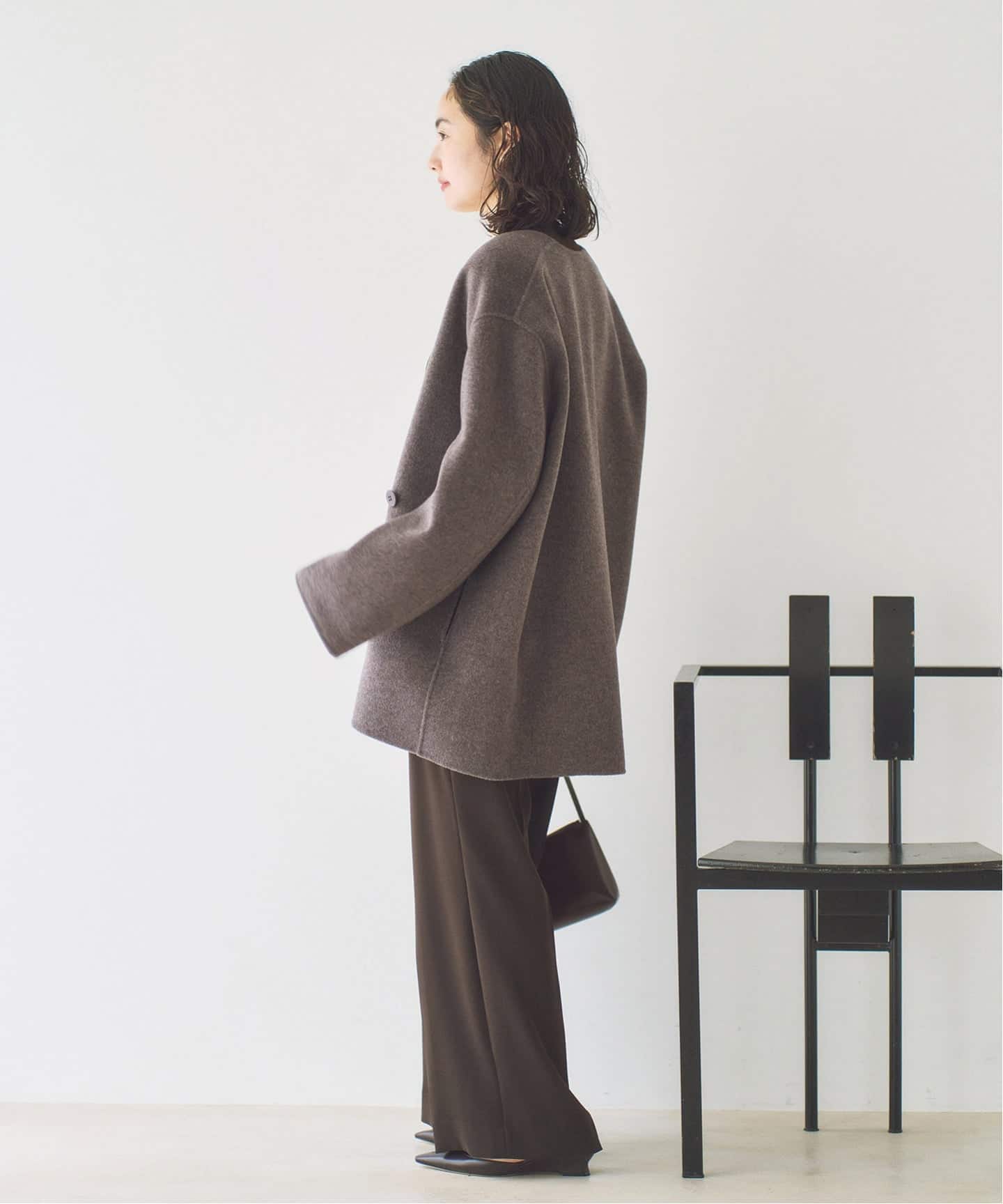 【最終値下げ】Plage プラージュ ハミルトンノーカラーコート ベージュ plage（プラージュ）の「ハミルトンノーカラーコート◇（ノー