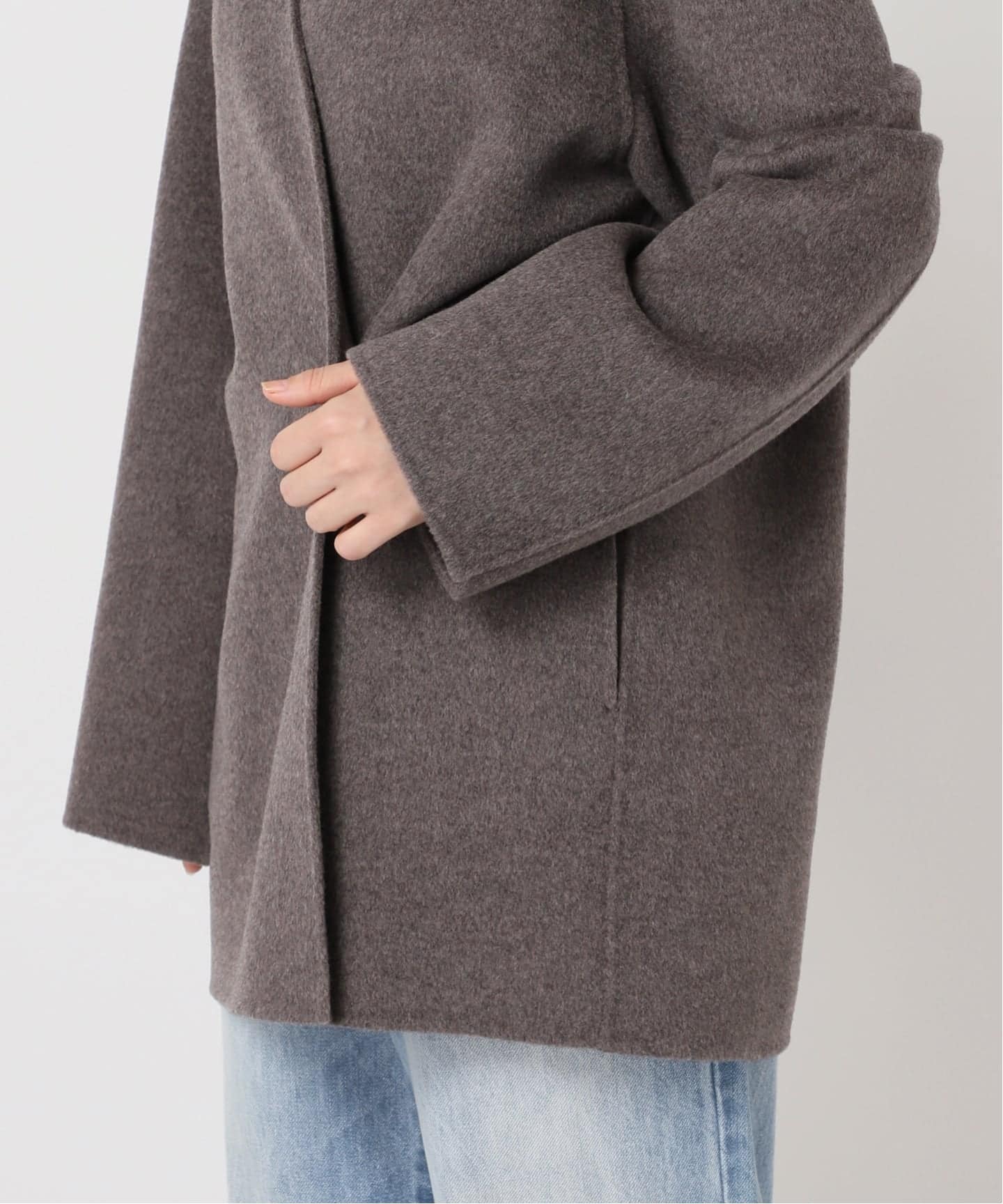Plageハミルトン　ノーカラーコート¥57200 plage（プラージュ）の「ハミルトンノーカラーコート◇（ノー