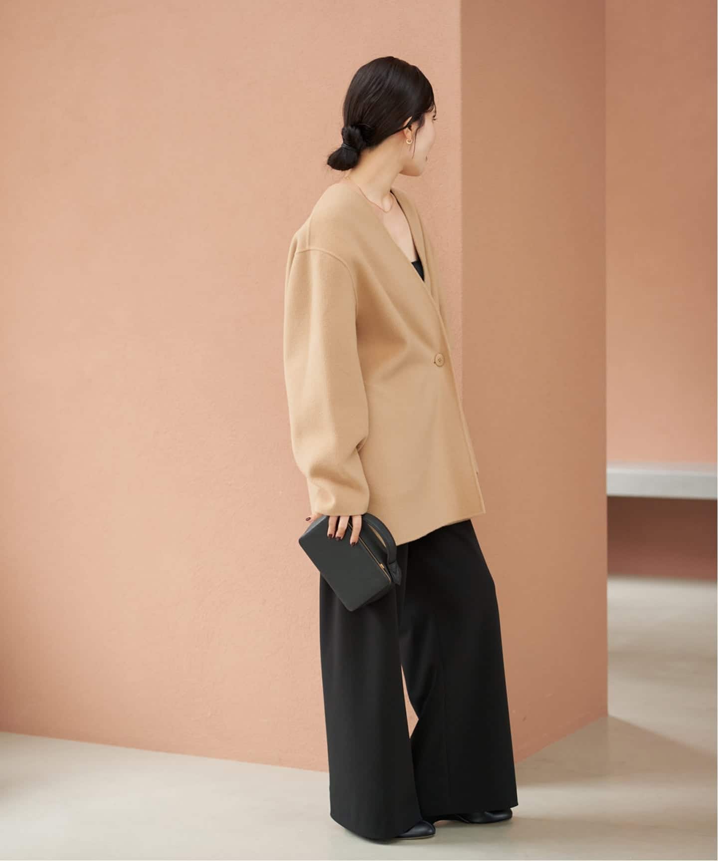 HAMILTON Cardigan コート（ノーカラーコート）｜Plage（プラージュ