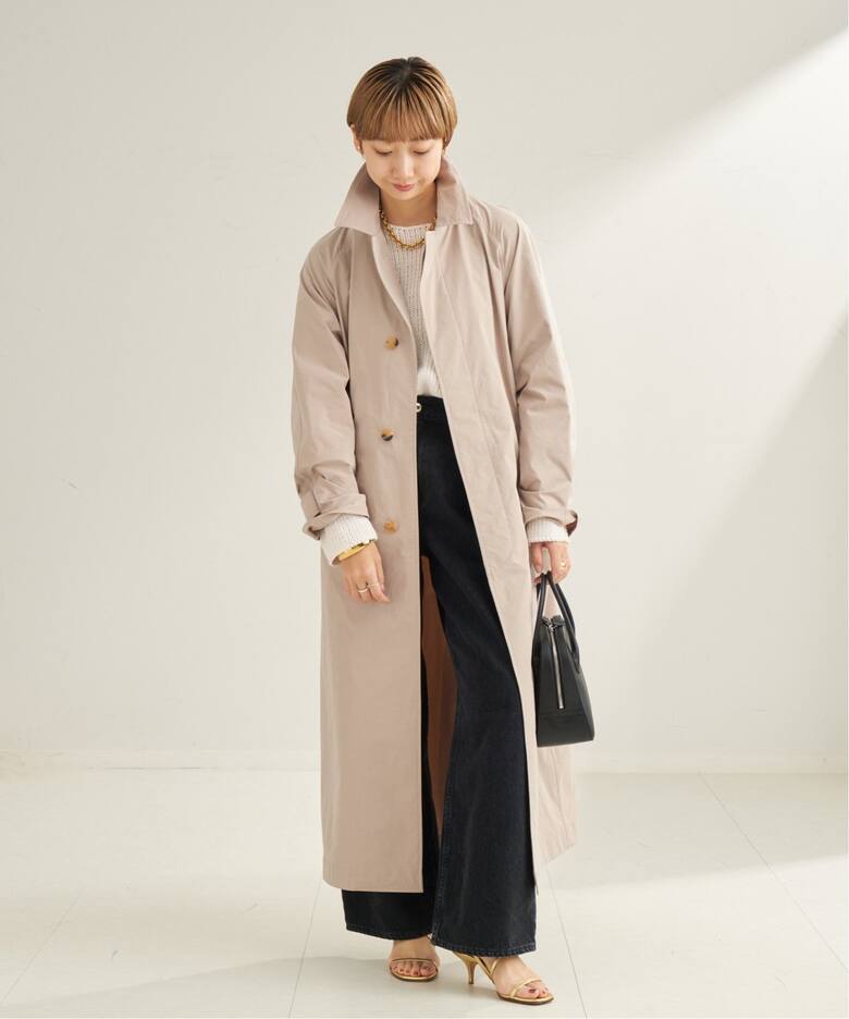WEB限定追加》Balmacaan コート（ステンカラーコート）｜Plage 