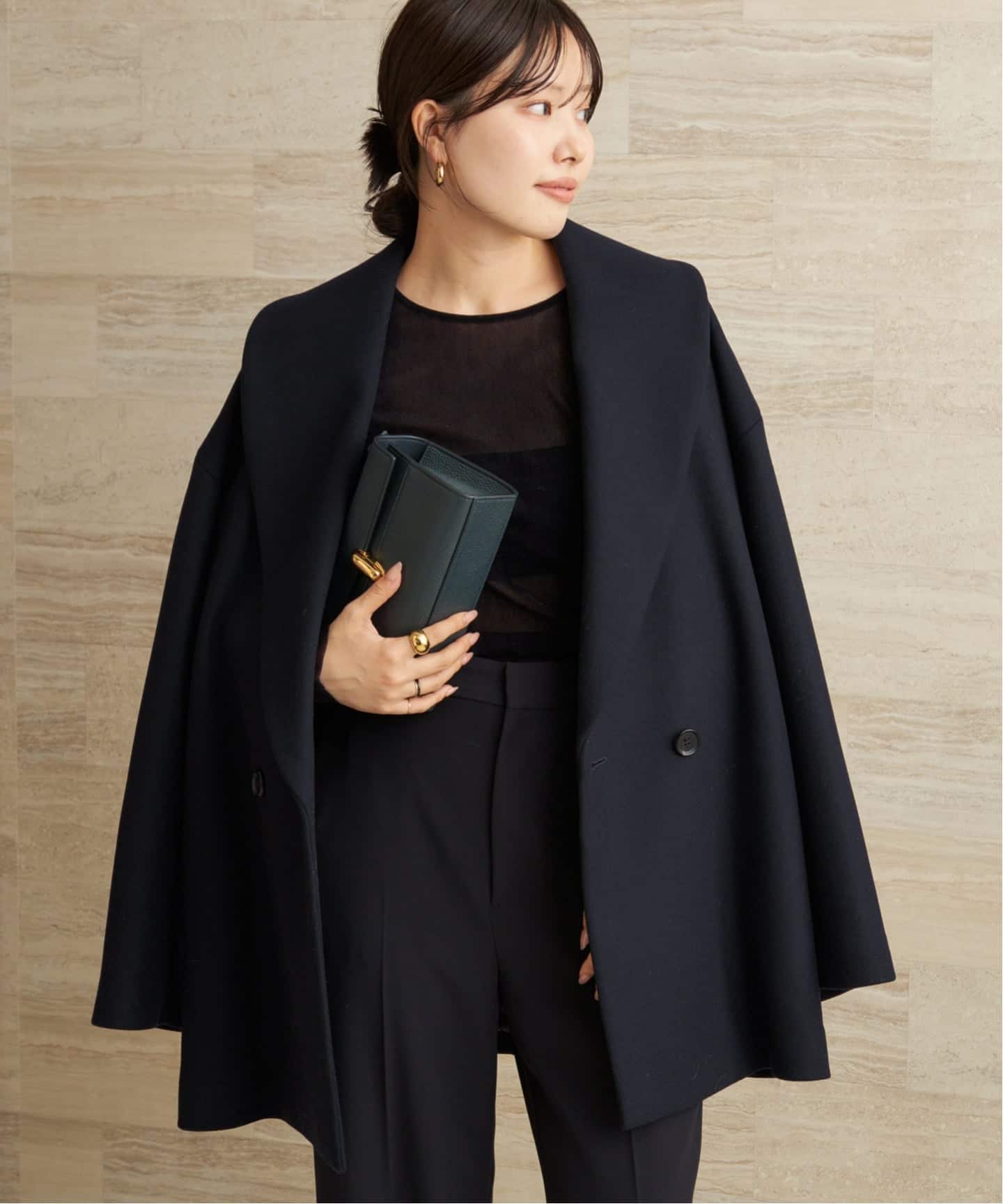 Double melton コート（その他ブルゾン／アウター）｜Plage