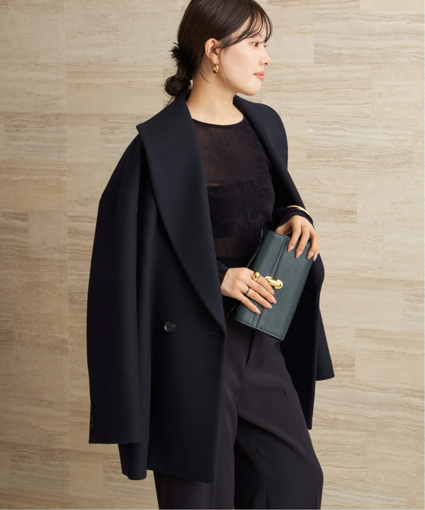 Double melton コート（その他ブルゾン／アウター）｜Plage