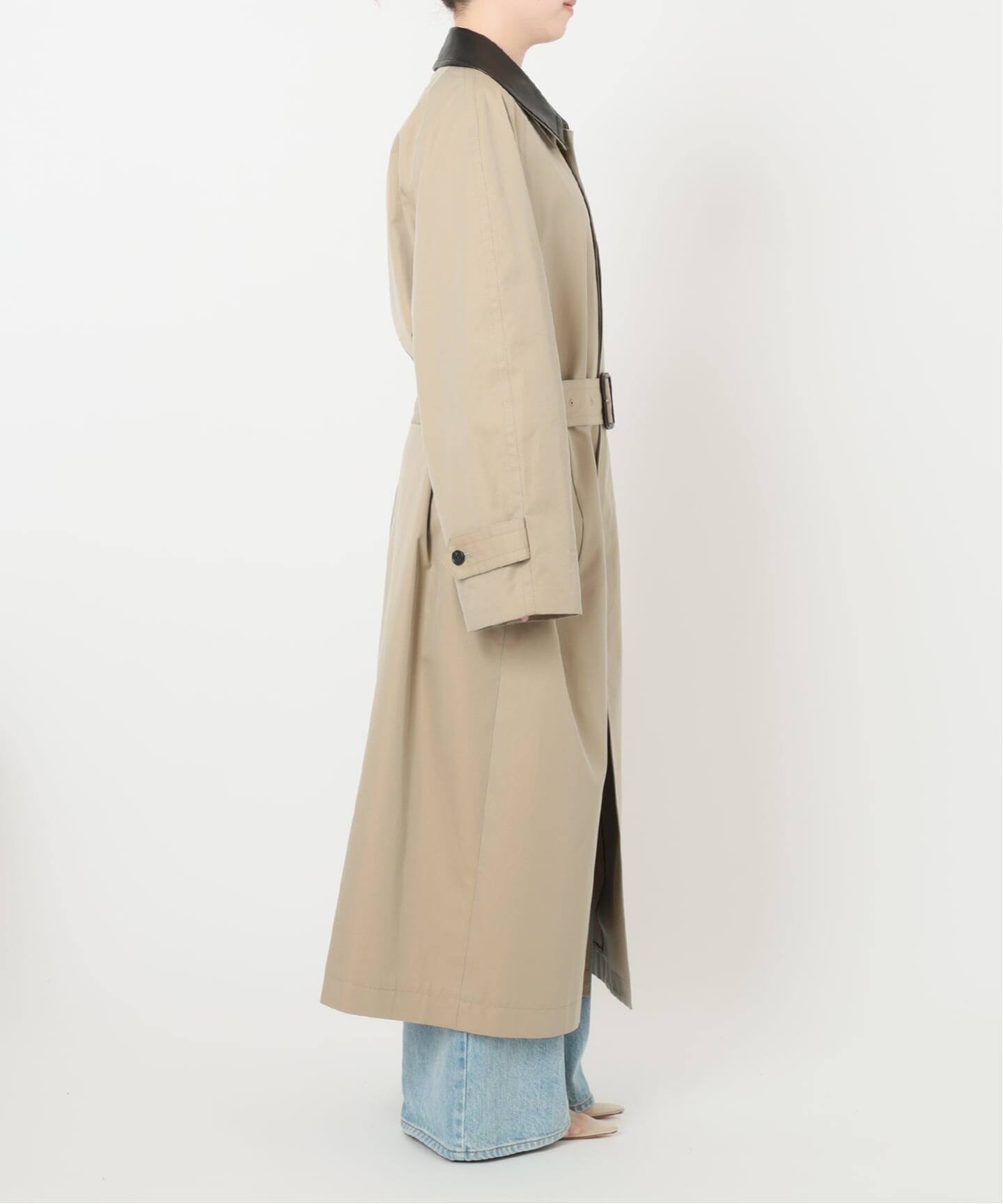 R'IAM レザーカラーTRENCH コート（トレンチコート）｜Plage