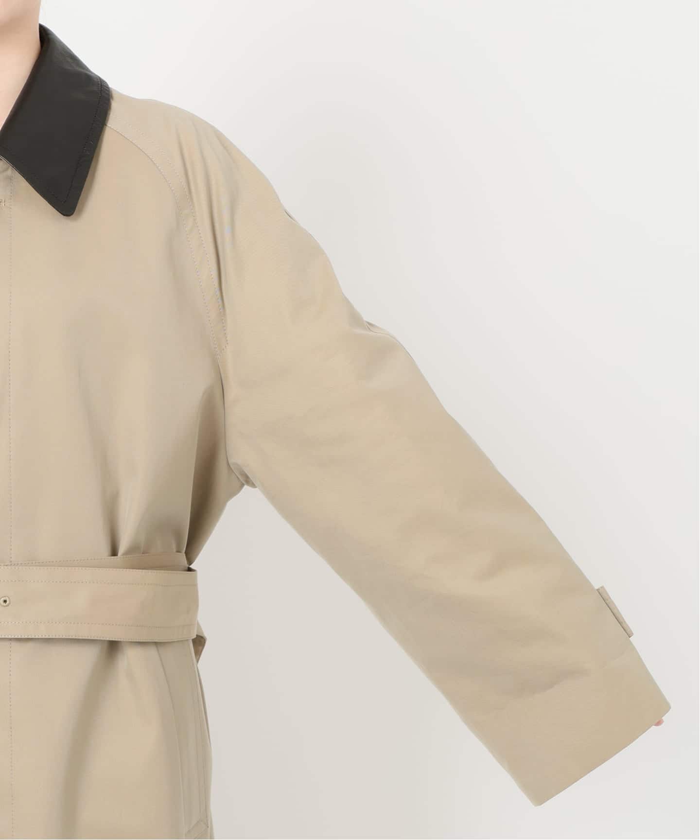 R'IAM レザーカラーTRENCH コート（トレンチコート）｜Plage