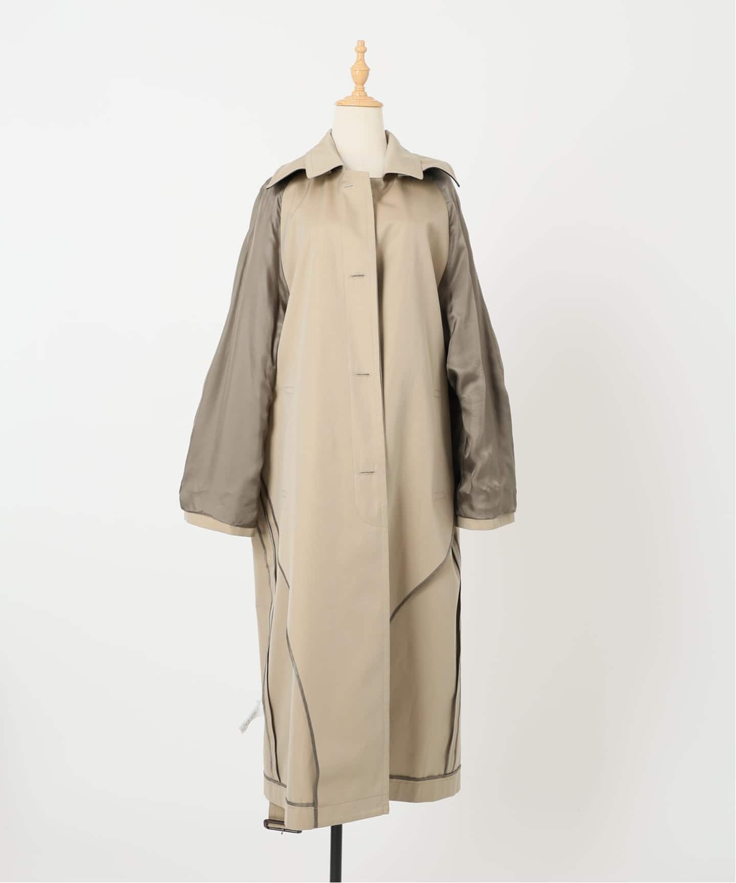 R'IAM レザーカラーTRENCH コート（トレンチコート）｜Plage