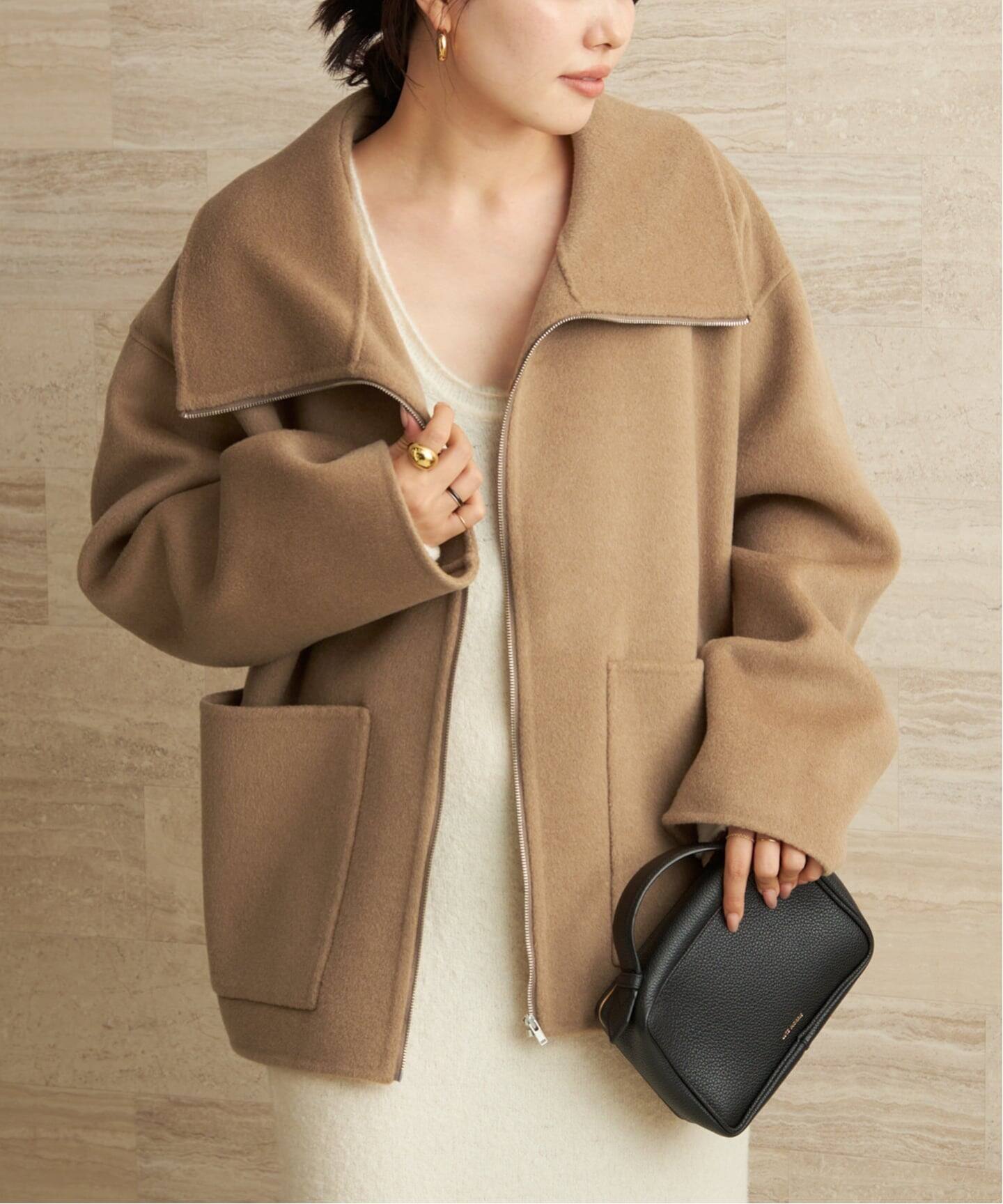 Plage R'IAM スタンドZIPコート R'IAM スタンドZIPコート（その他ブルゾン／アウター）｜Plage