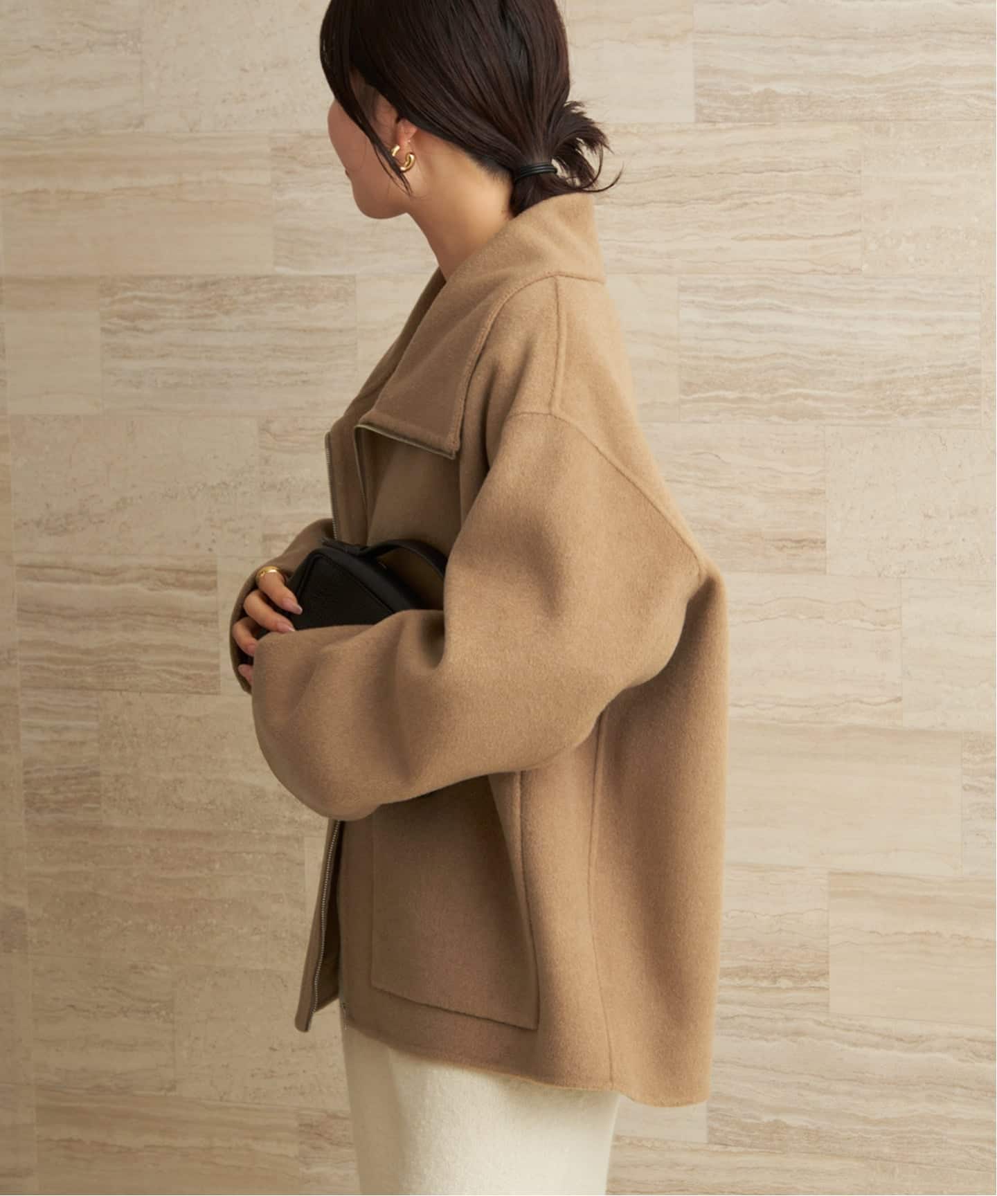 R'IAM スタンドZIPコート（その他ブルゾン／アウター）｜Plage