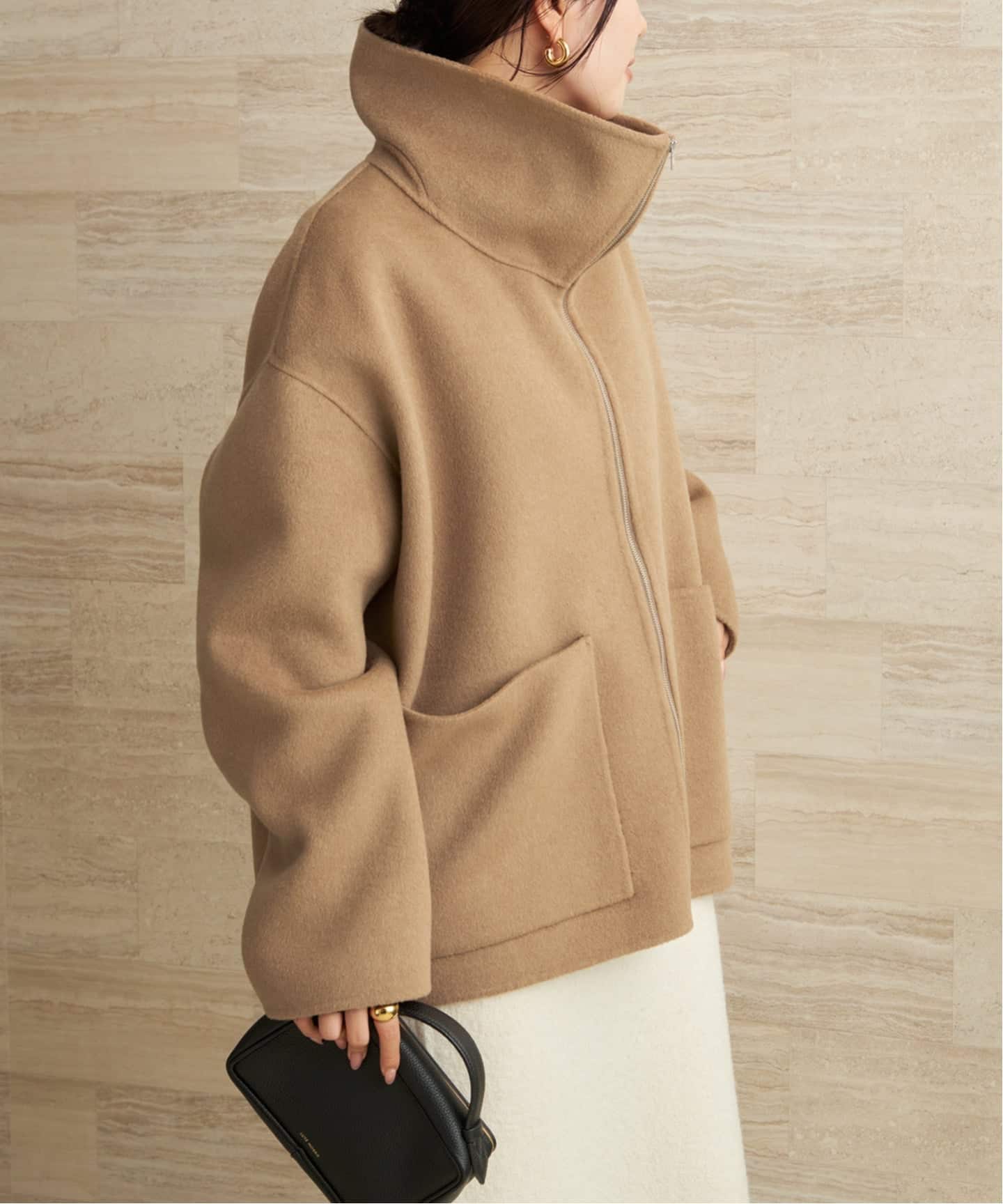 R'IAM スタンドZIPコート（その他ブルゾン／アウター）｜Plage