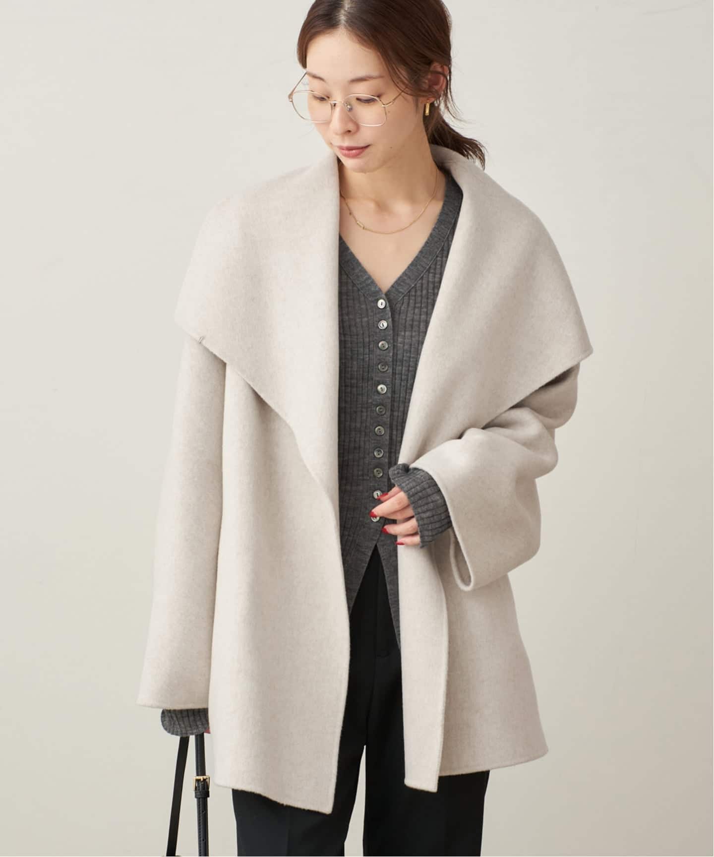 予約》HAMILTON DRAPE HALF コート（その他ブルゾン／アウター