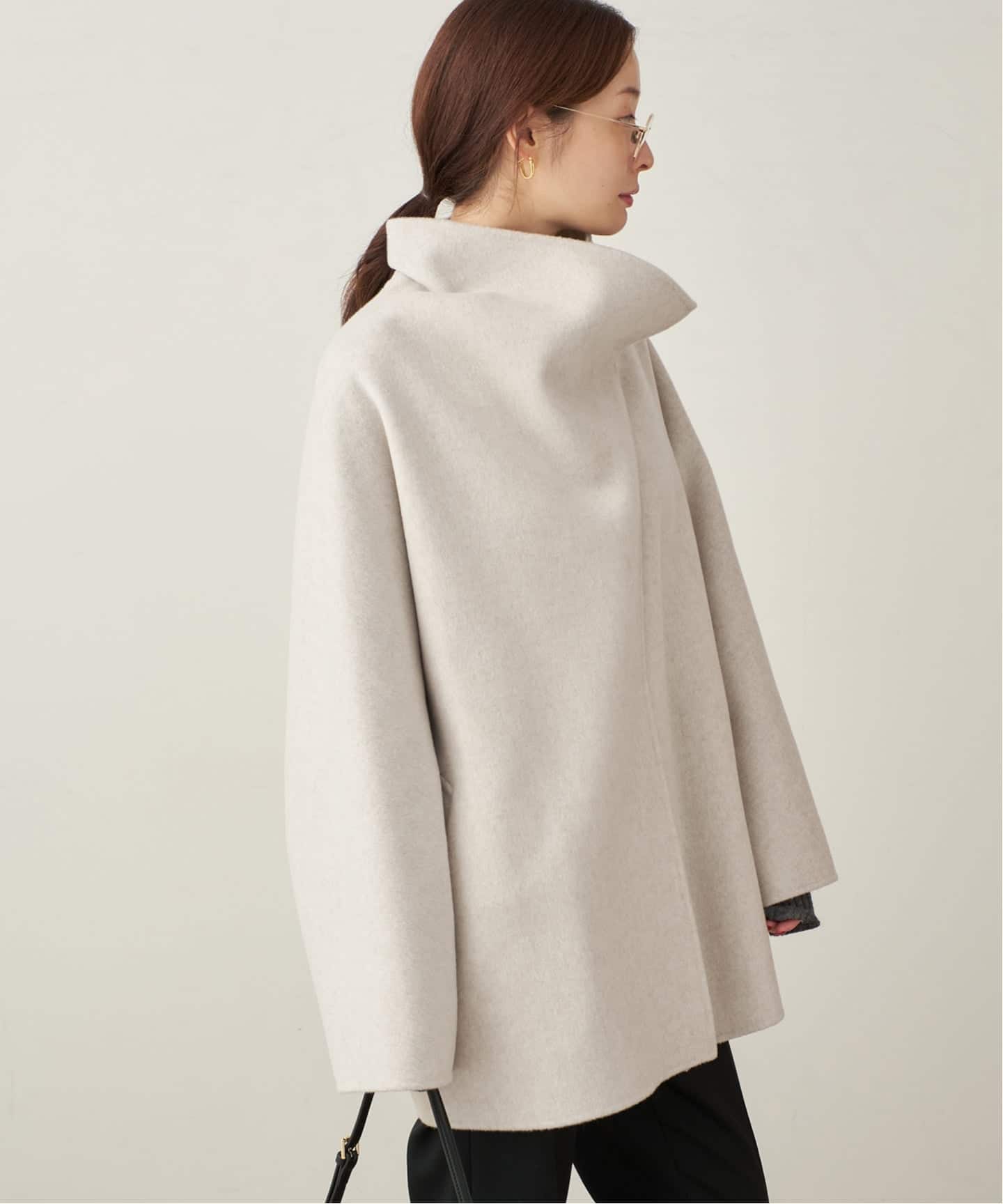 Plage プラージュ　ハミルトン　DRAPE MIDDLEコート プラージュ Plage 《追加》ハミルトン DRAPE MIDDLE コート