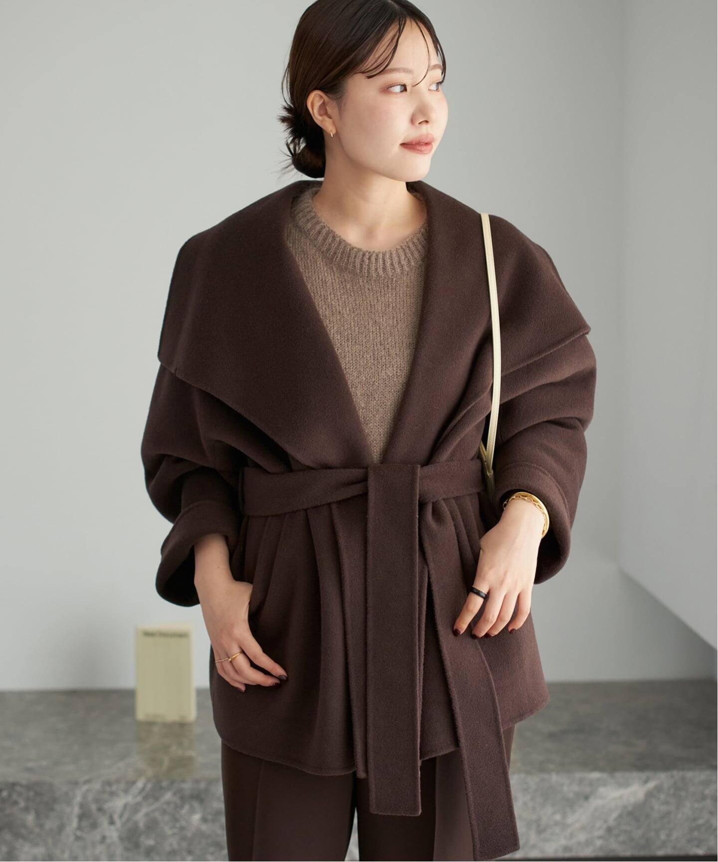予約》HAMILTON DRAPE HALF コート（その他ブルゾン／アウター