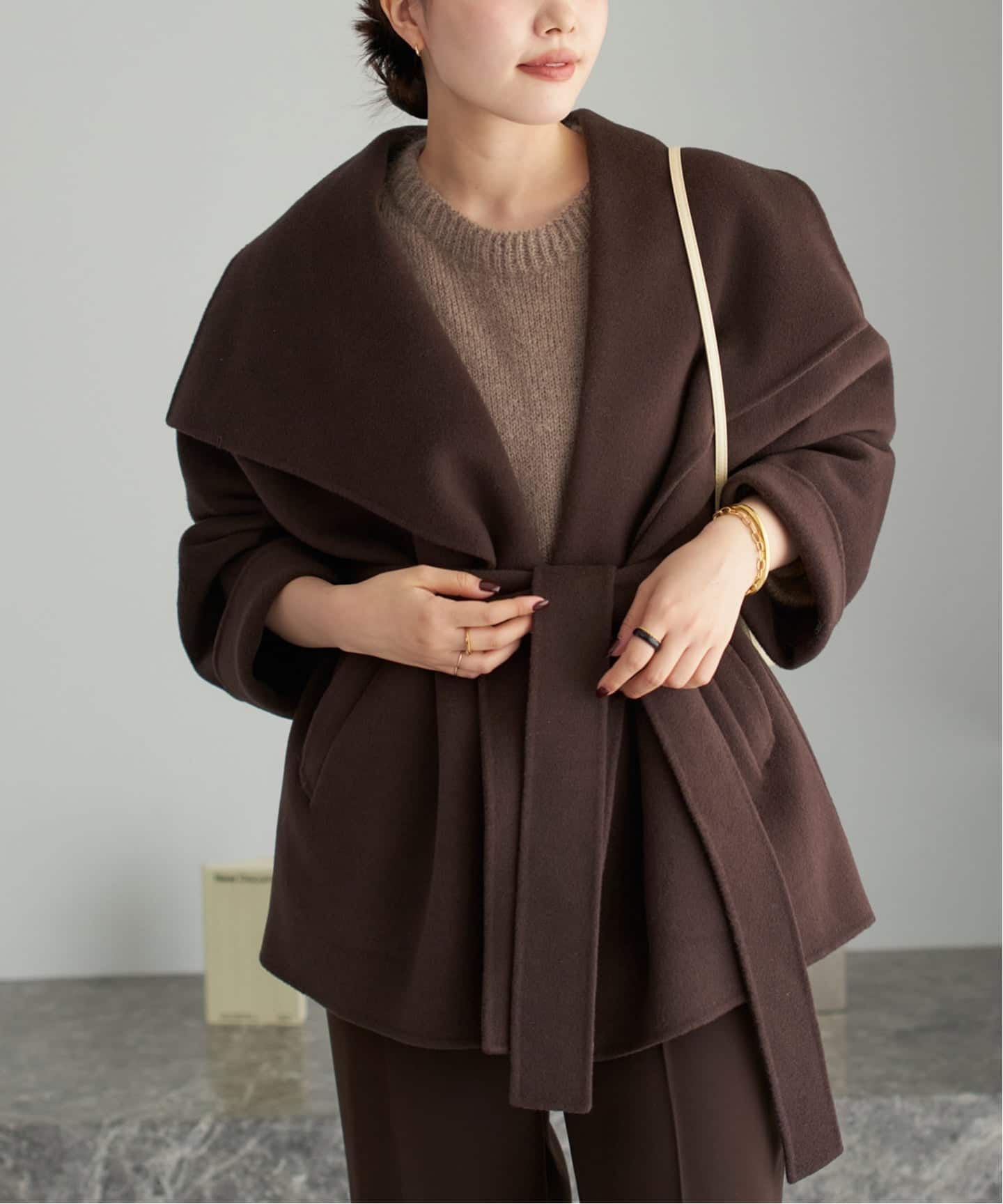 予約》HAMILTON DRAPE HALF コート（その他ブルゾン／アウター