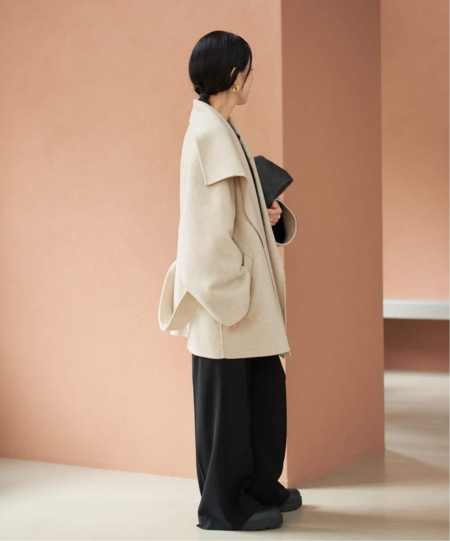 追加》HAMILTON DRAPE HALF コート 2（その他ブルゾン／アウター