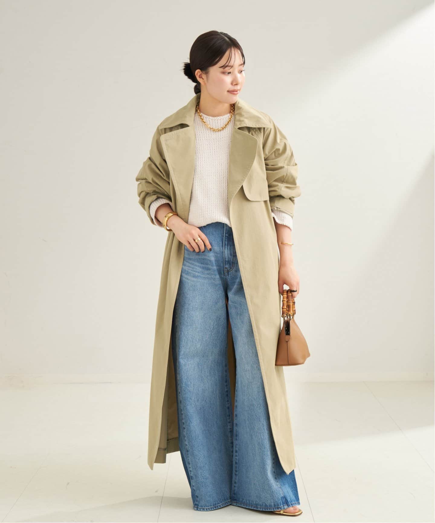 plageプラージュ　トレンチコート　ベルト付き　ベージュ　36 チェック Plage（トレンチコート）のフリマアイテム一覧