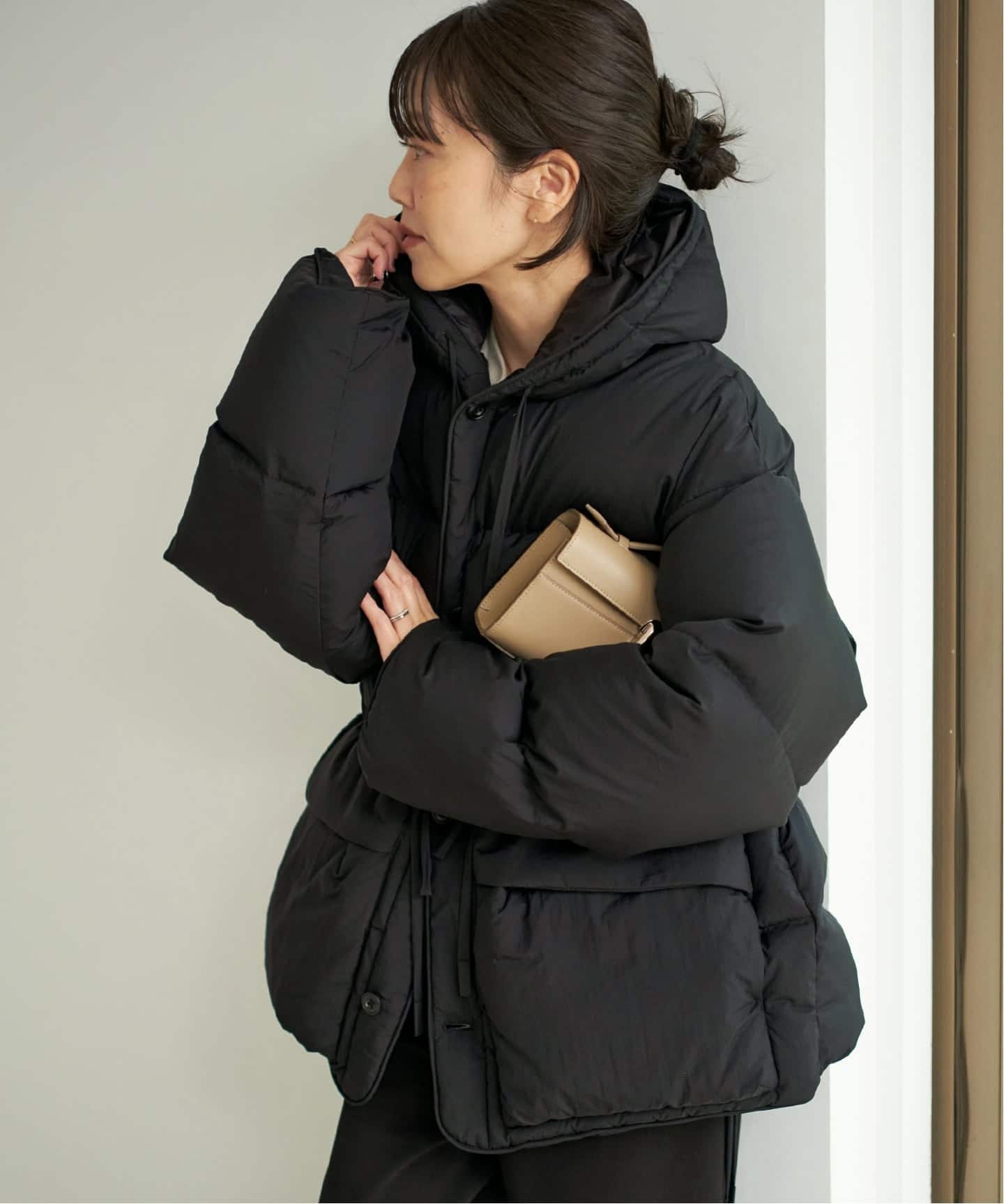 plageブラックダウンジャケット 予約》TONYWACK / トニーワック SUPER LIGHT DOWN PUFFER