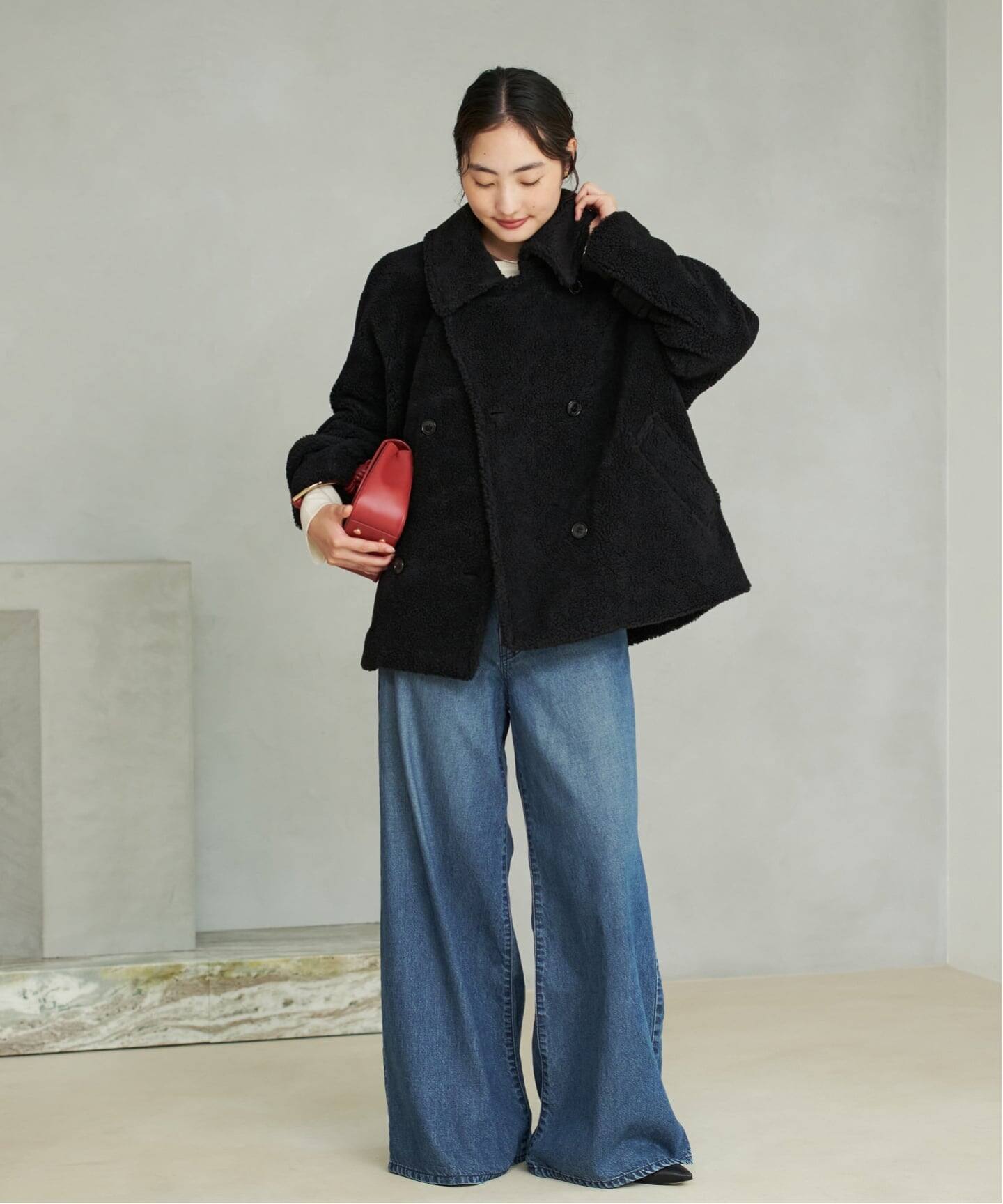 予約》TRADITIONAL WEATHERWEAR 別注 ECO FUR Pコート