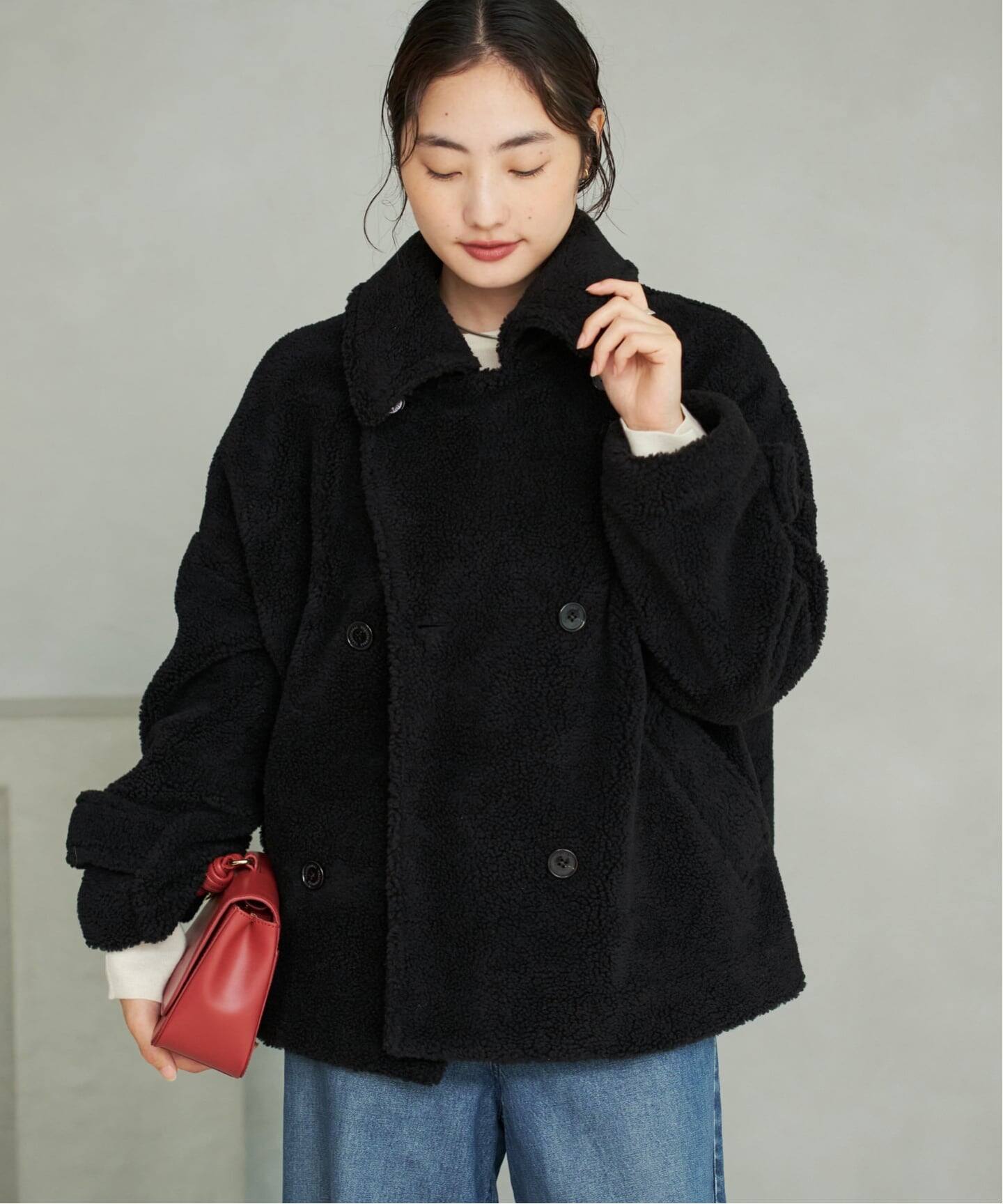 TRADITIONAL WEATHERWEAR 別注 ECO FUR Pコート(ピーコート)|Plage TRADITIONAL WEATHERWEAR 別注 ECO FUR Pコート(ピーコート)|Plage