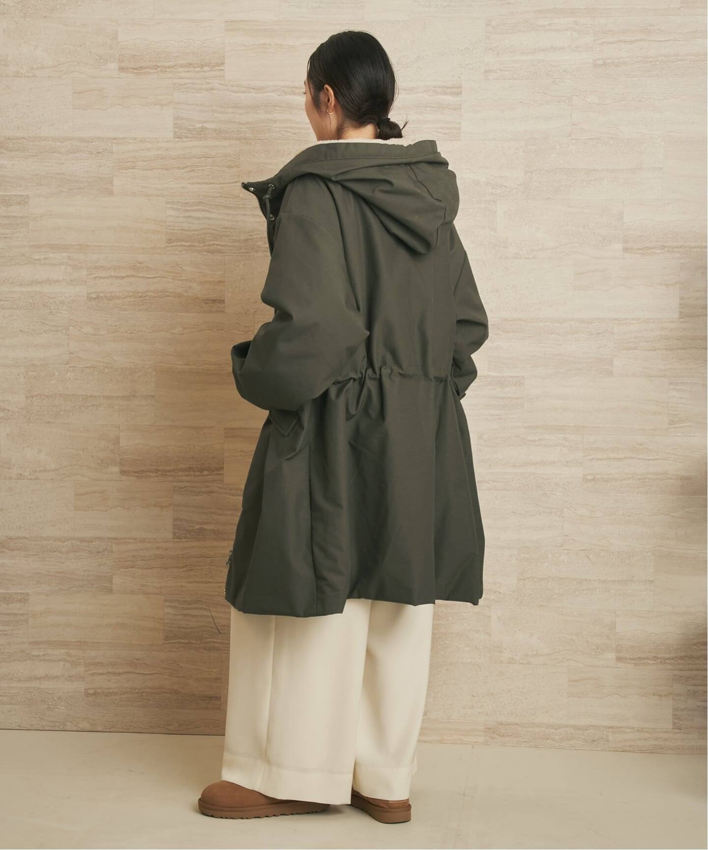 23区 フード付きリブ編み新作タグ付 EMBASSY OF BRICKS AND LOGS MEMPHIS PARKA アウター（その他ブルゾン