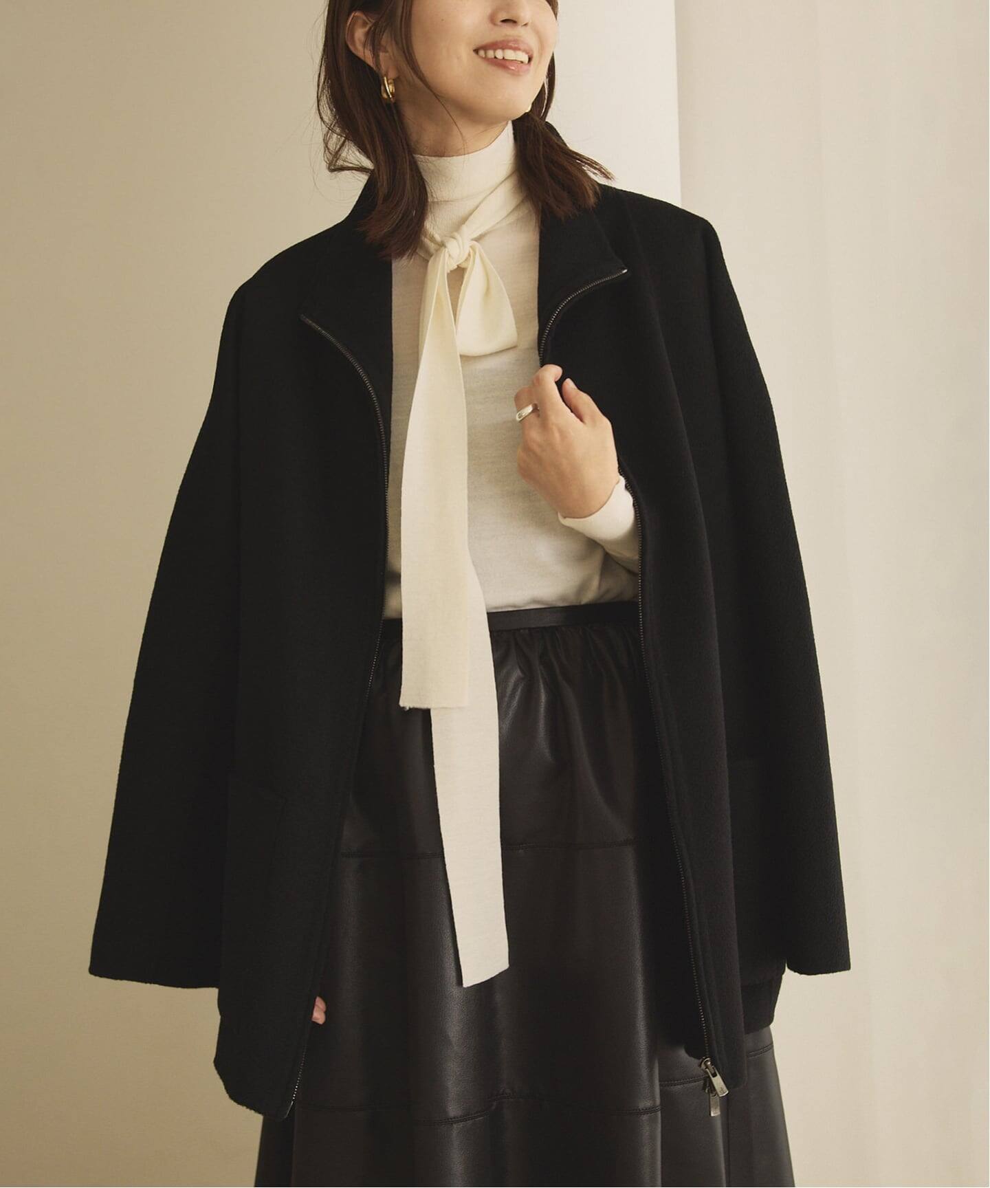 caramel 2y コート andGIRL 秋号掲載】LEMOORE ／ ウールリバー