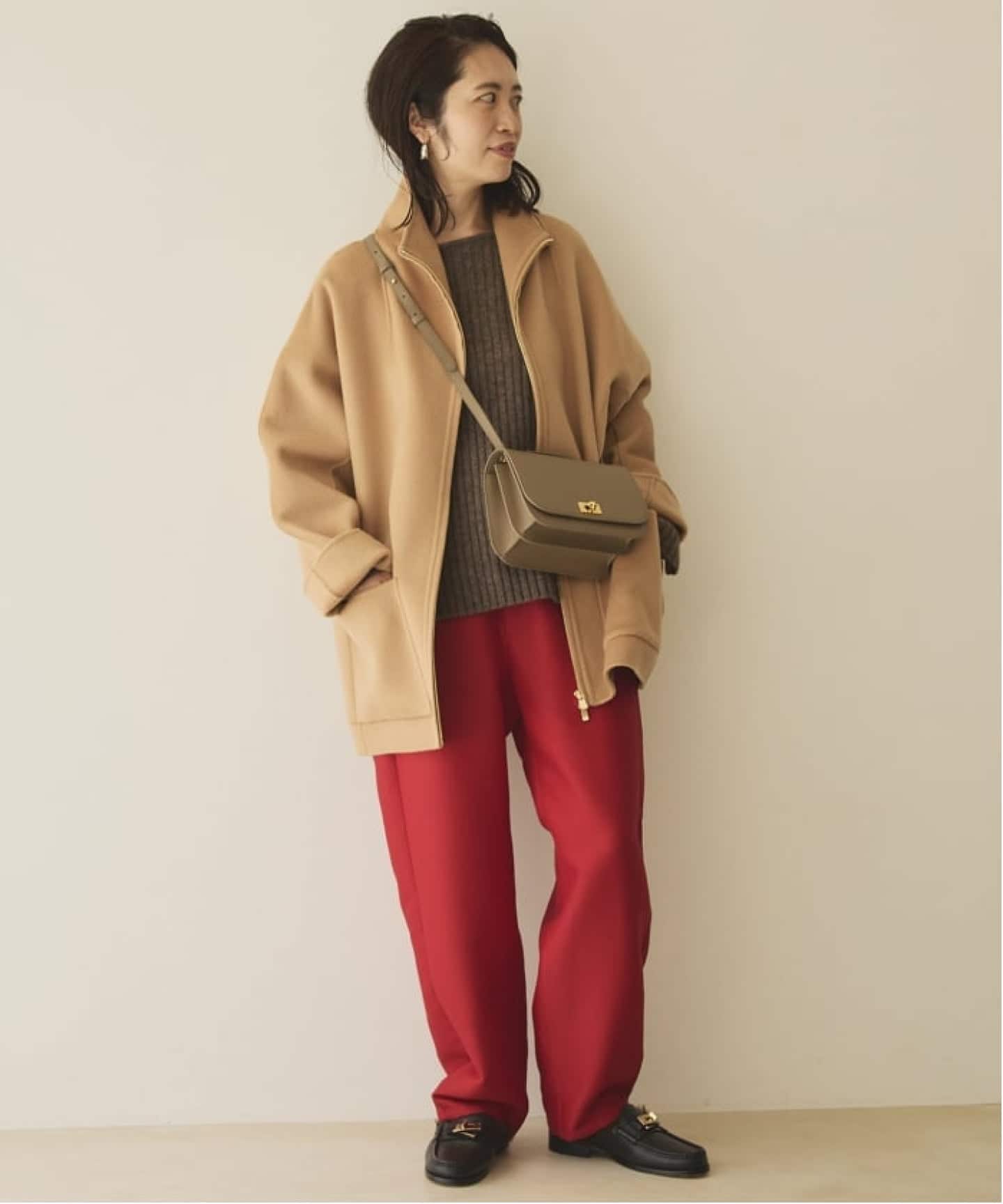 スタンドカラーZIPリバーコート（その他ブルゾン／アウター）｜VERMEIL