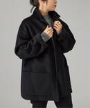 スタンドカラーZIPリバーコート