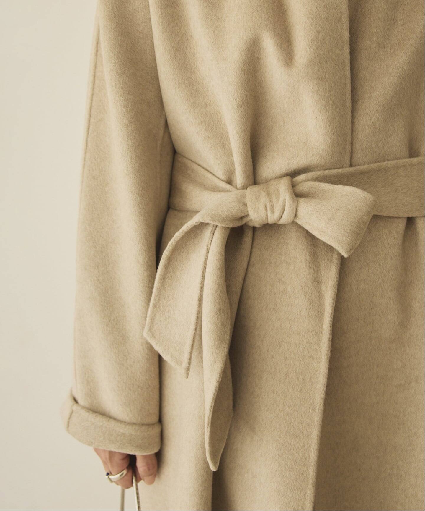 予約》カシミヤリバーロングコート（その他ブルゾン／アウター