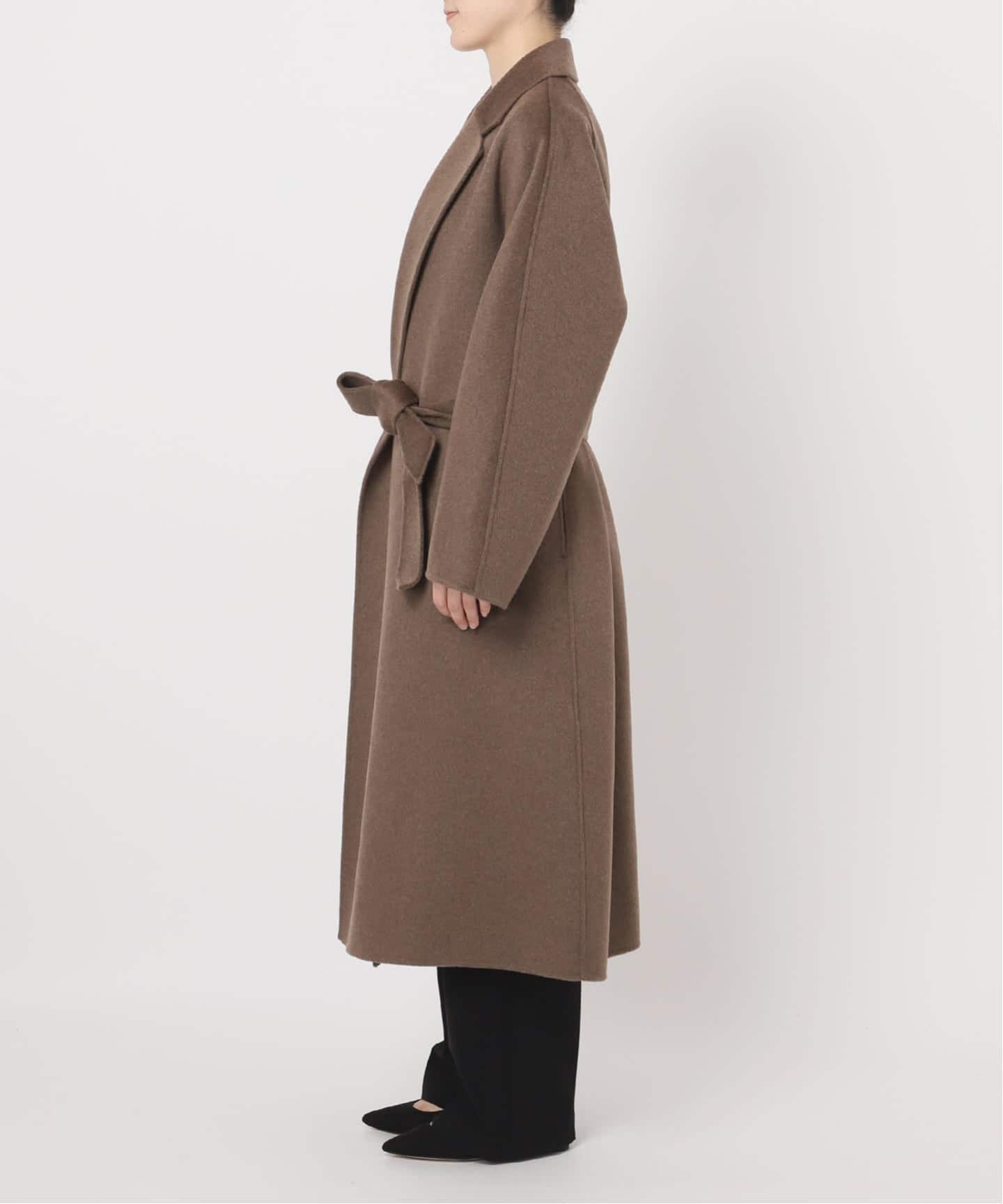 カシミヤリバーロングコート（その他ブルゾン／アウター）｜VERMEIL